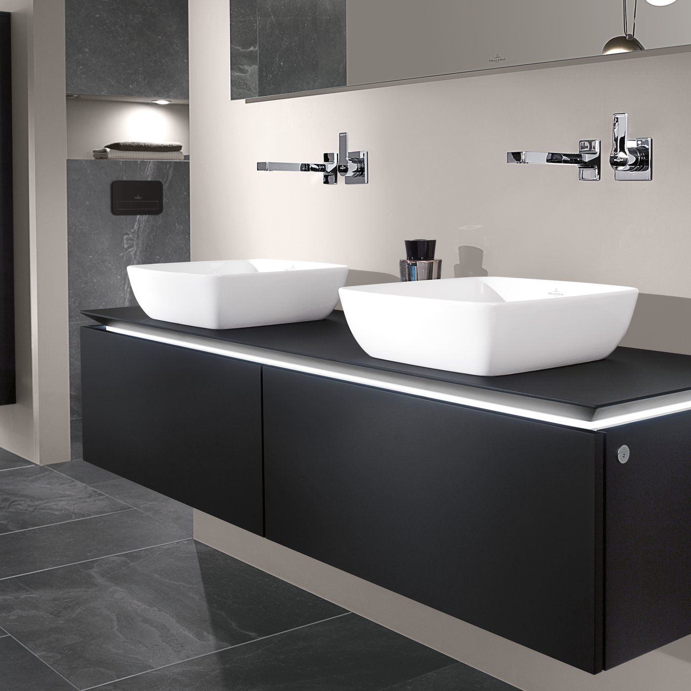 V&B ARTIS SERVANT C+ 41X41 HVIT ALPIN