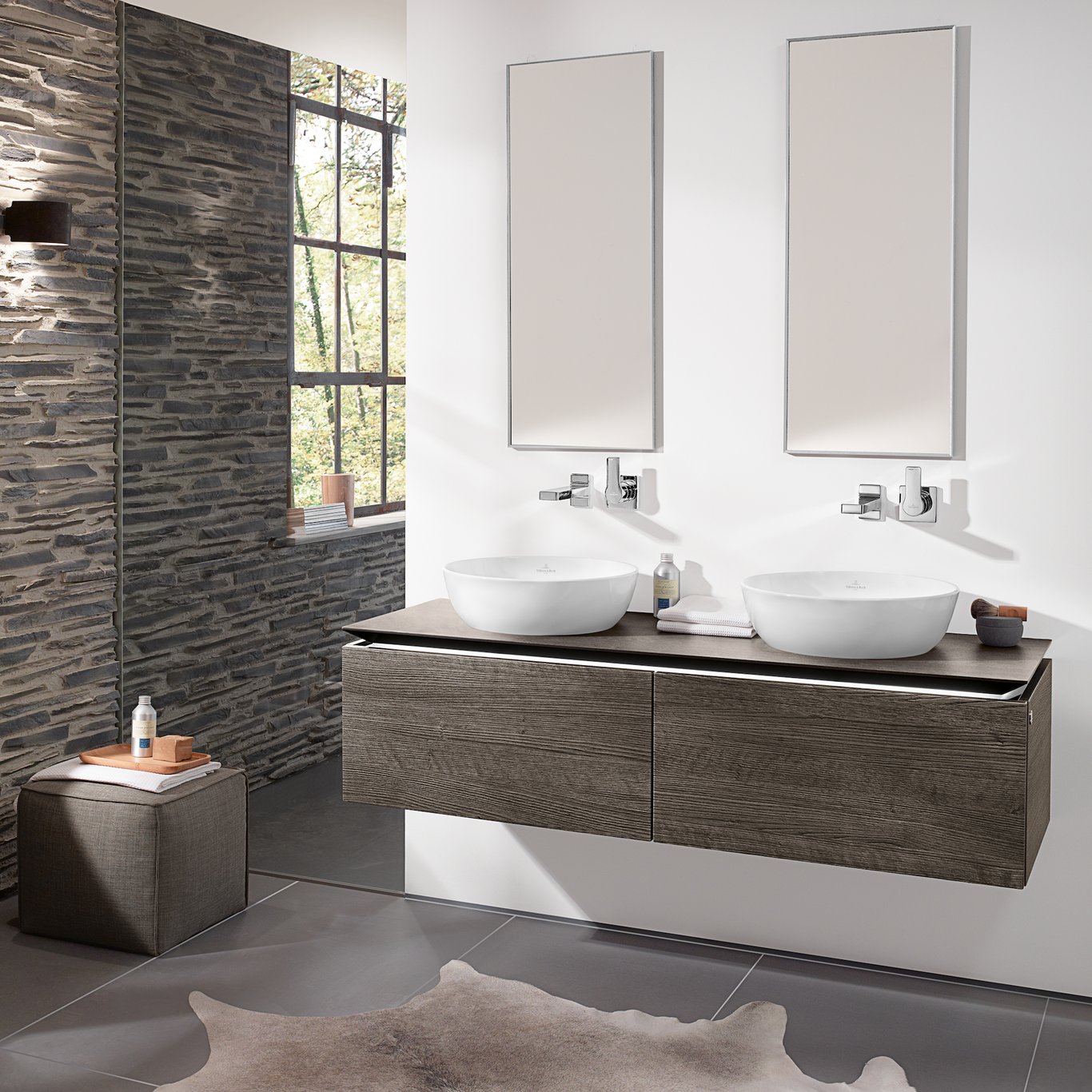 V&B ARTIS SERVANT C+ Ø43 HVIT ALPIN