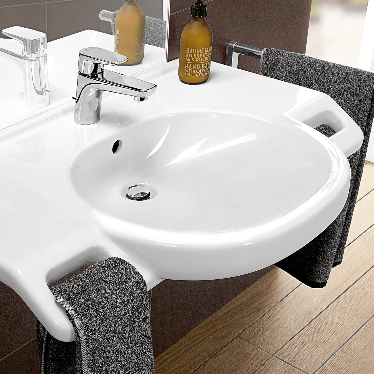 GUSTAVSBERG CARE SERVANT FOR BOLTMONTERING, 80 CM HVIT GUSTAVSBERG CARE SERVANT FOR BOLTMONTERING, 80 CM HVIT