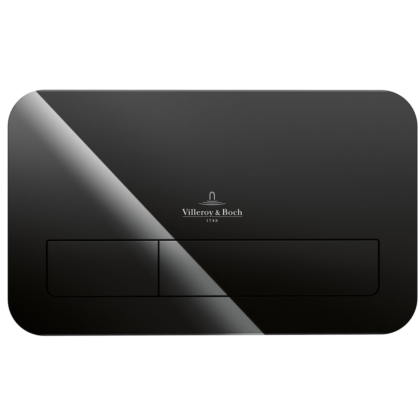 V&B VICONNECT M200 TRYKKPLATE SORT BLANK