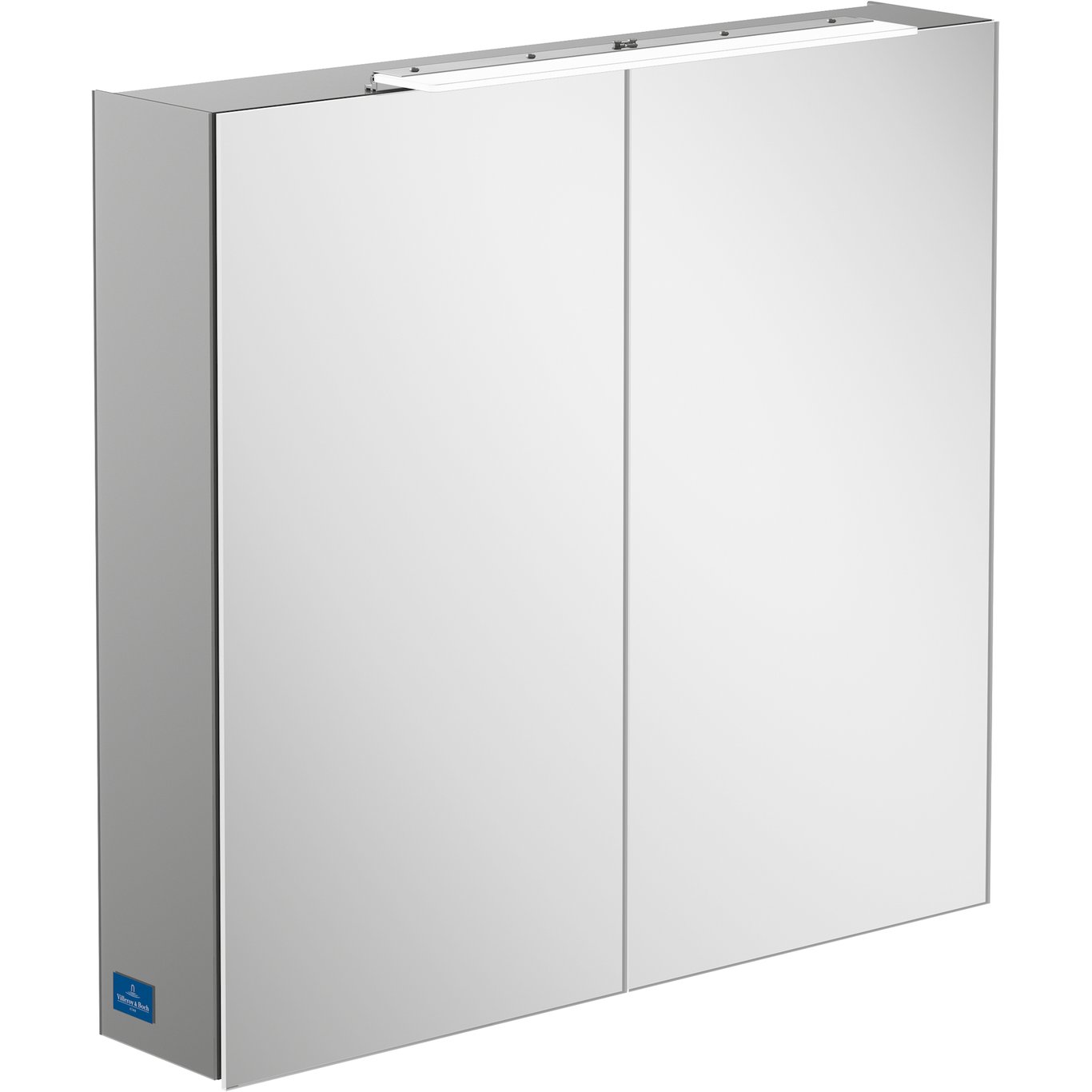 VILLEROY & BOCH MY VIEW ONE SPEILSKAP MED LYS 80 X 75 CM VILLEROY & BOCH MY VIEW ONE SPEILSKAP MED LYS 80 X 75 CM