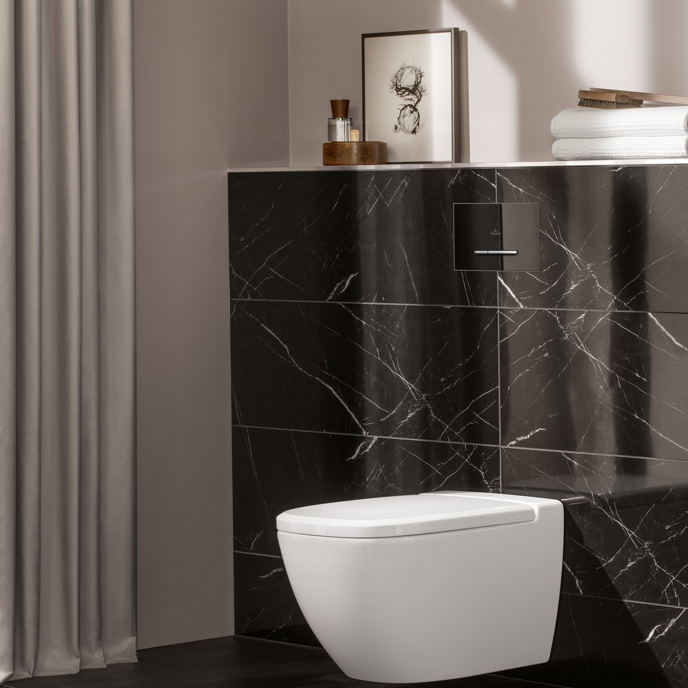 V&B VICONNECT M300 TRYKKPLATE SORT GLASS V&B VICONNECT M300 TRYKKPLATE SORT GLASS