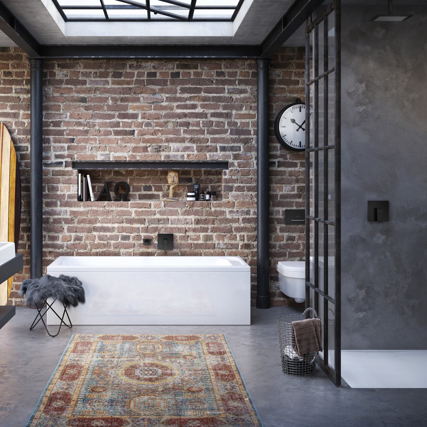 V&B VICONNECT E300 TRYKKPLATE MATT HVIT/KROM V&B VICONNECT E300 TRYKKPLATE MATT HVIT/KROM