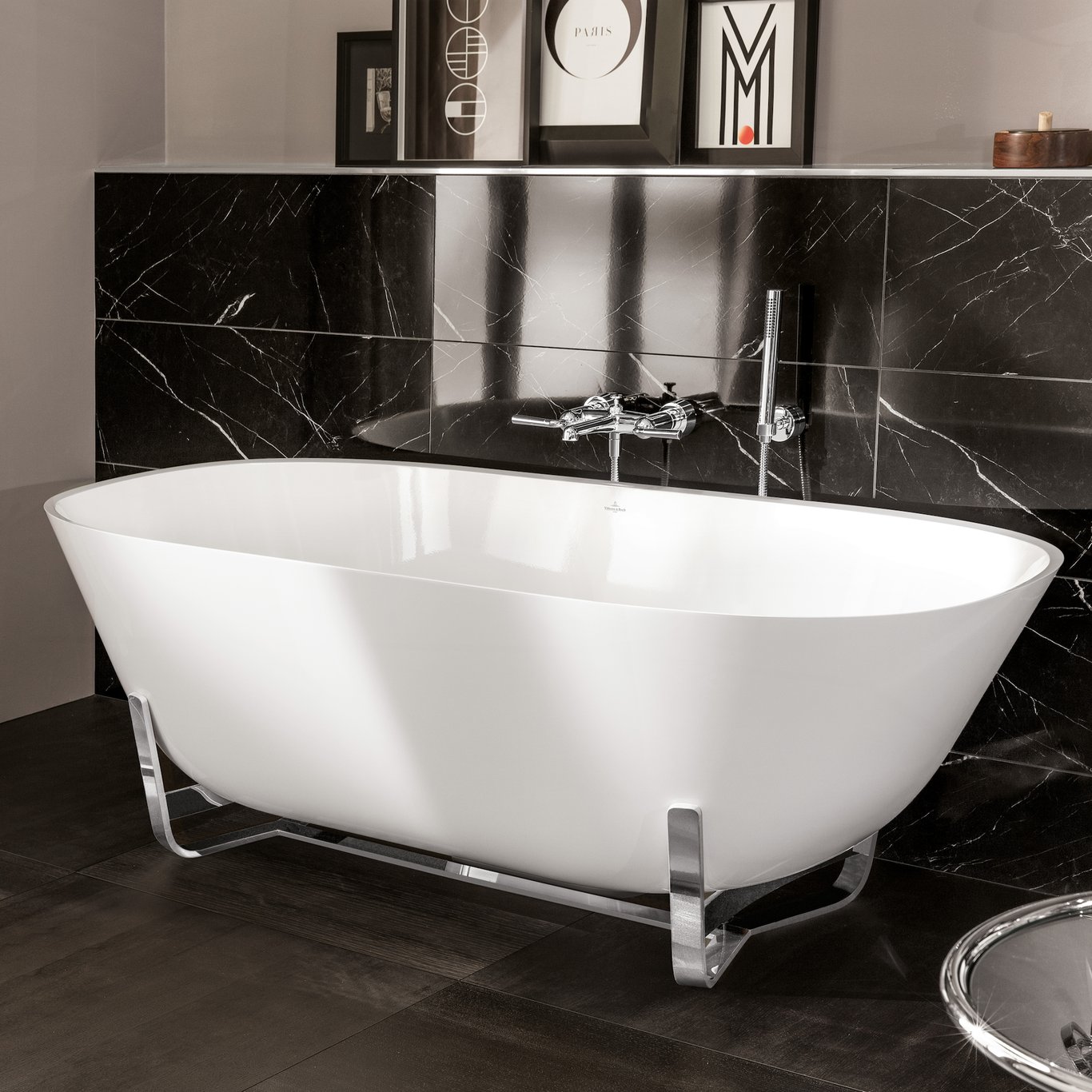 V&B ANTHEUS FRITTSTÅENDE BADEKAR 175X80 HVIT ALPIN