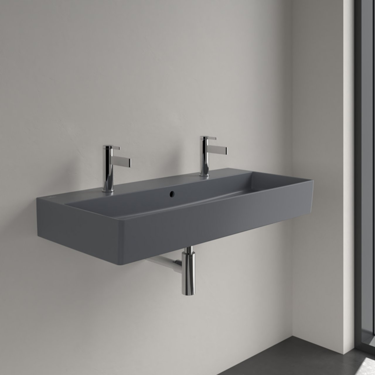 V&B MEMENTO 2.0 DOBBEL SERVANT C+ 100X47 GRAPHITE