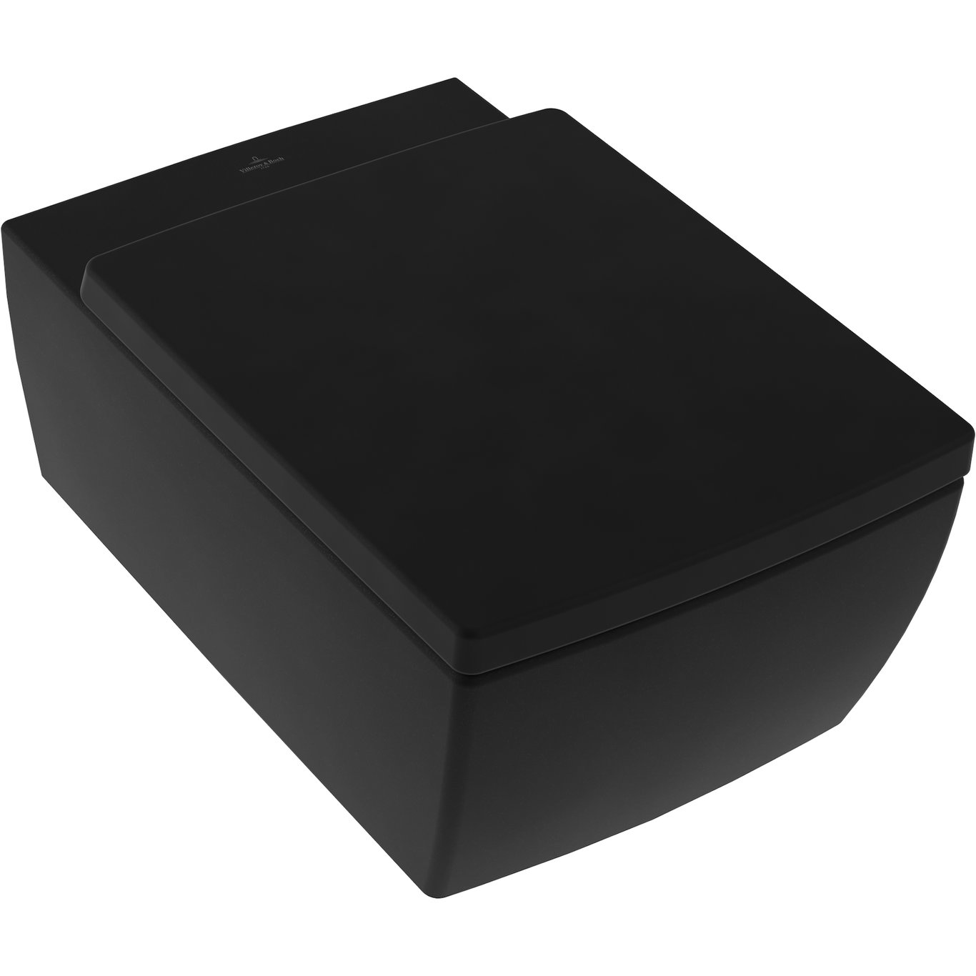 VILLEROY & BOCH MEMENTO 2.0 VEGGSKÅL MED ÅPEN SPYLEKANT EBONY CERAMICPLUS