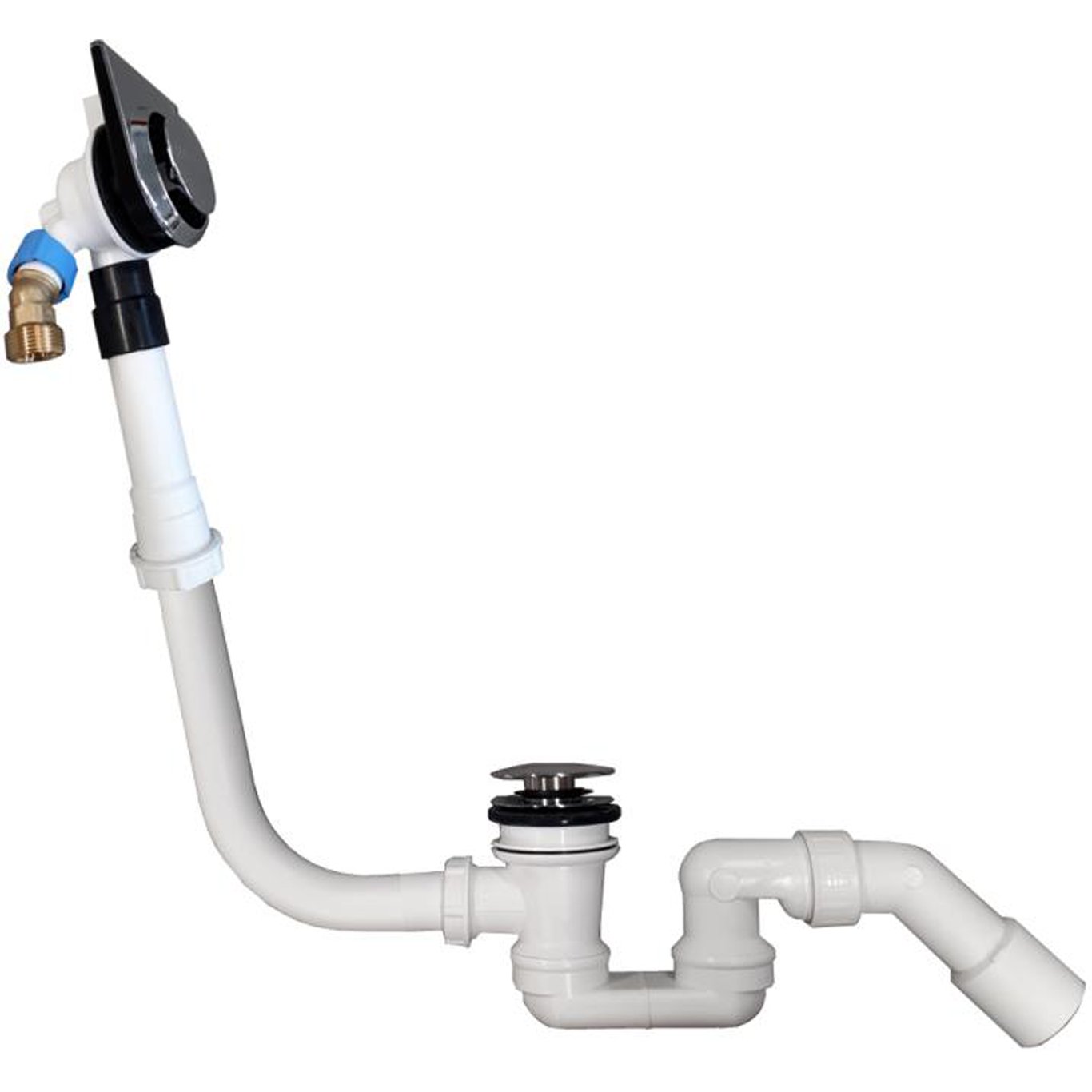 V&B AV- OG OVERLØPSSETT M/VANNPÅFYLLING VIA OVERLØP TIL OBERON 2.0 BADEKAR