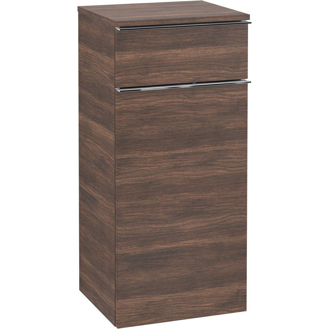 VILLEROY & BOCH VENTICELLO SIDESKAP VENSTRE ARIZONA EIK M/1 DØR & 1 SKUFF, 404 X 866 X 347 MM
