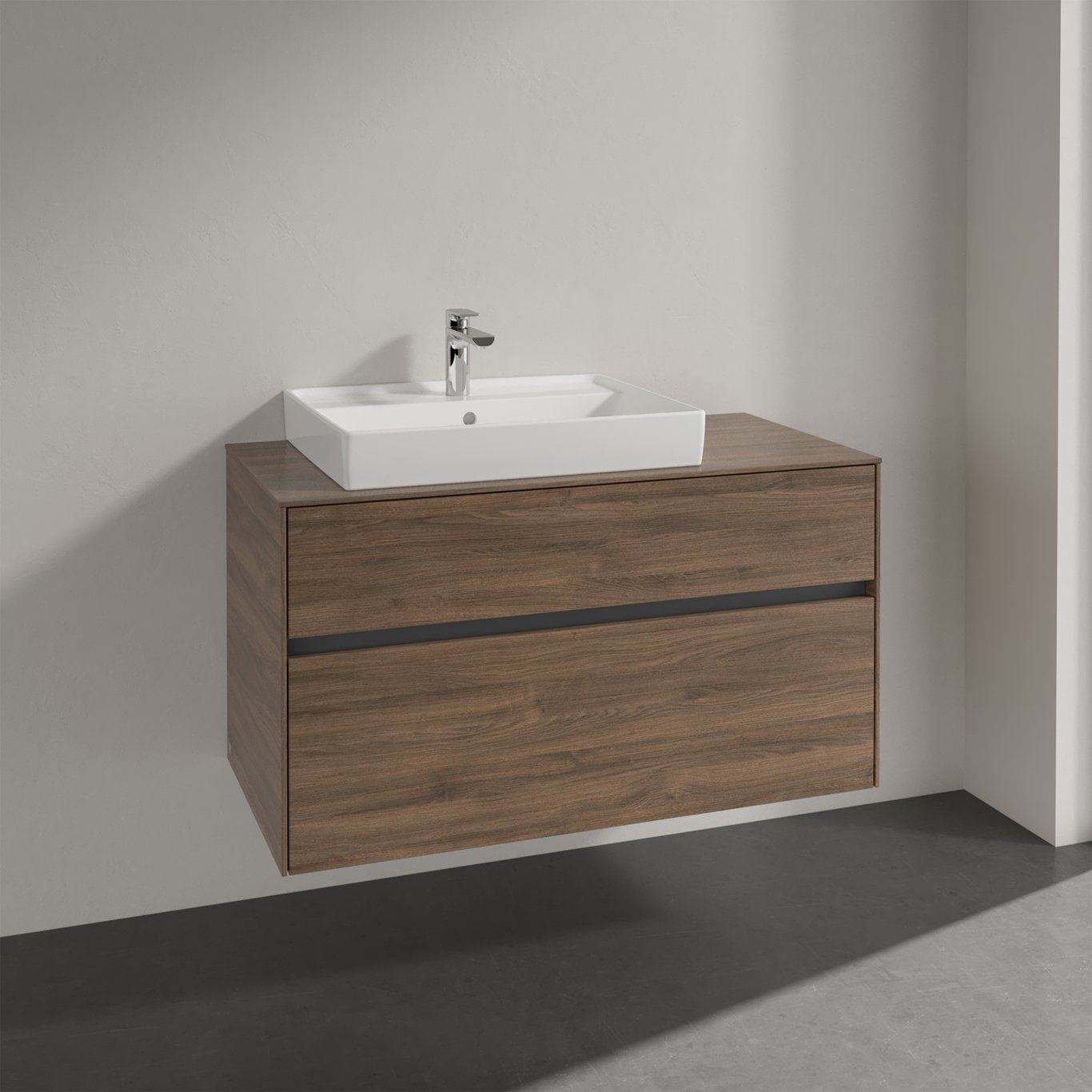 VILLEROY & BOCH COLLARO SERVANTSKAP 100 FOR SERVANT VENSTRE 60 CM M/2 SKUFFER ARIZONA EIK VILLEROY & BOCH COLLARO SERVANTSKAP 100 FOR SERVANT VENSTRE 60 CM M/2 SKUFFER ARIZONA EIK