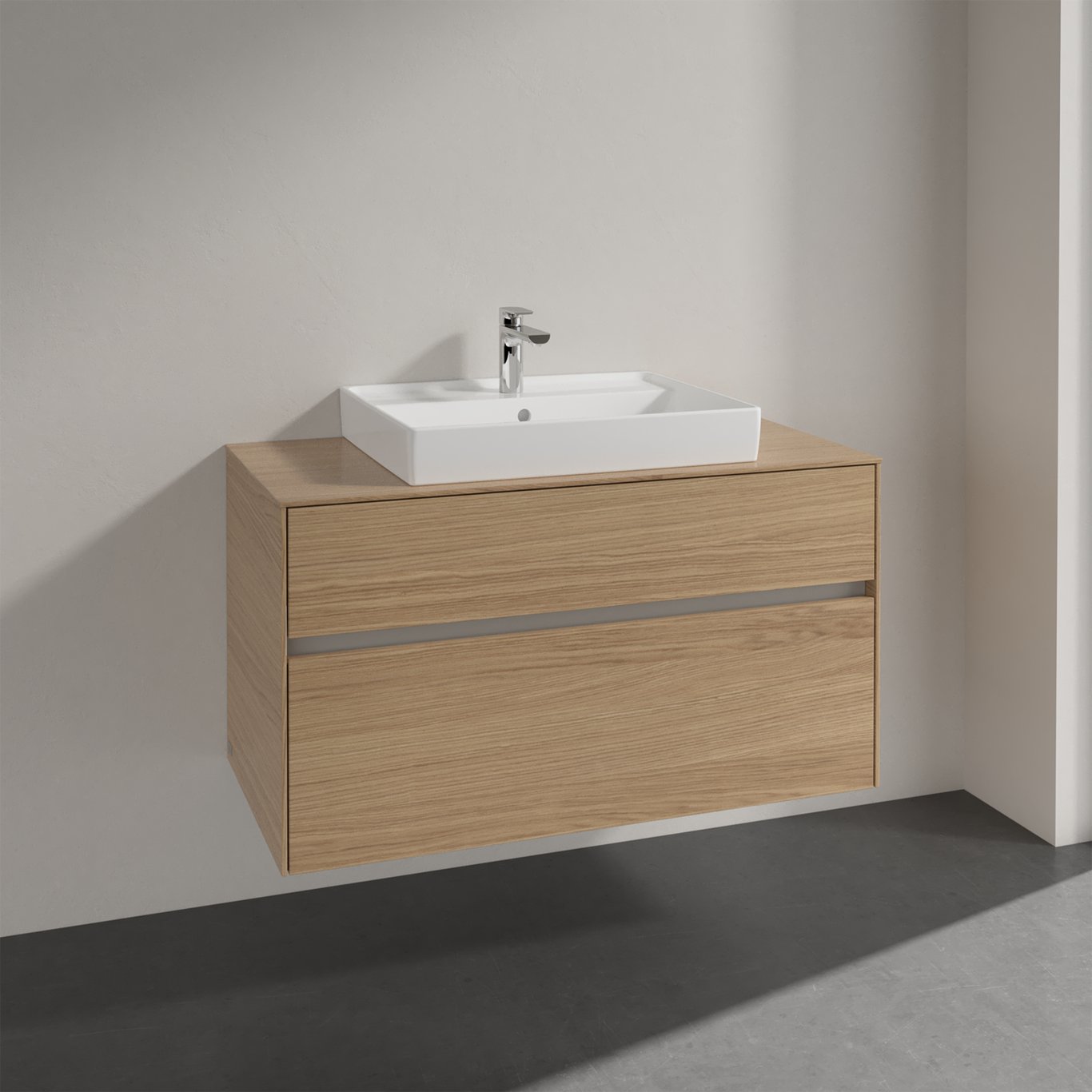 VILLEROY & BOCH COLLARO SERVANTSKAP 100 FOR SERVANT MIDT 60 CM M/2 SKUFFER NORDISK EIK VILLEROY & BOCH COLLARO SERVANTSKAP 100 FOR SERVANT MIDT 60 CM M/2 SKUFFER NORDISK EIK