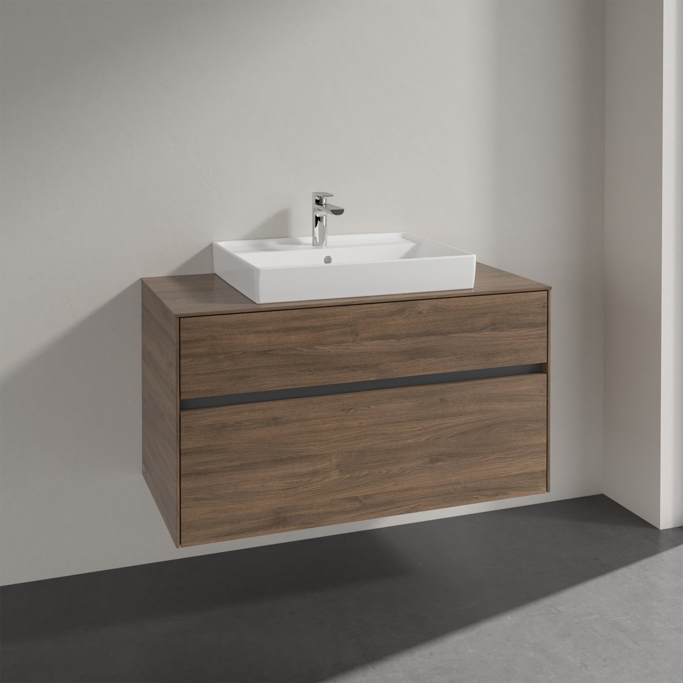 VILLEROY & BOCH COLLARO SERVANTSKAP 100 FOR SERVANT MIDT 60 CM M/2 SKUFFER ARIZONA EIK VILLEROY & BOCH COLLARO SERVANTSKAP 100 FOR SERVANT MIDT 60 CM M/2 SKUFFER ARIZONA EIK