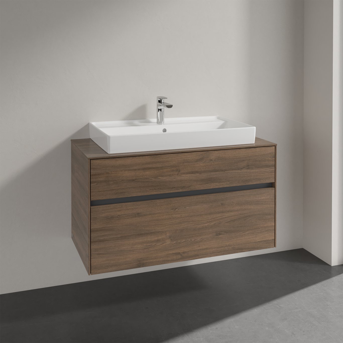 VILLEROY & BOCH COLLARO SERVANTSKAP 100 FOR SERVANT MIDT 80 CM M/2 SKUFFER ARIZONA EIK VILLEROY & BOCH COLLARO SERVANTSKAP 100 FOR SERVANT MIDT 80 CM M/2 SKUFFER ARIZONA EIK