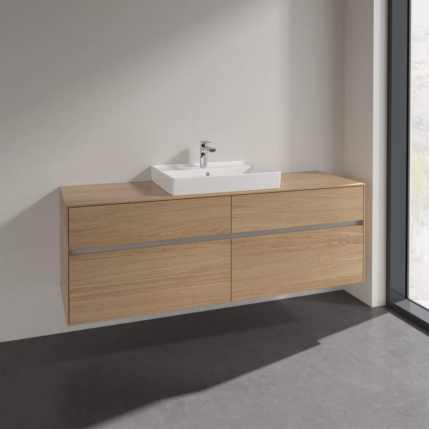 VILLEROY & BOCH COLLARO SERVANTSKAP 160 FOR SERVANT MIDT 60 CM M/4 SKUFFER NORDISK EIK VILLEROY & BOCH COLLARO SERVANTSKAP 160 FOR SERVANT MIDT 60 CM M/4 SKUFFER NORDISK EIK