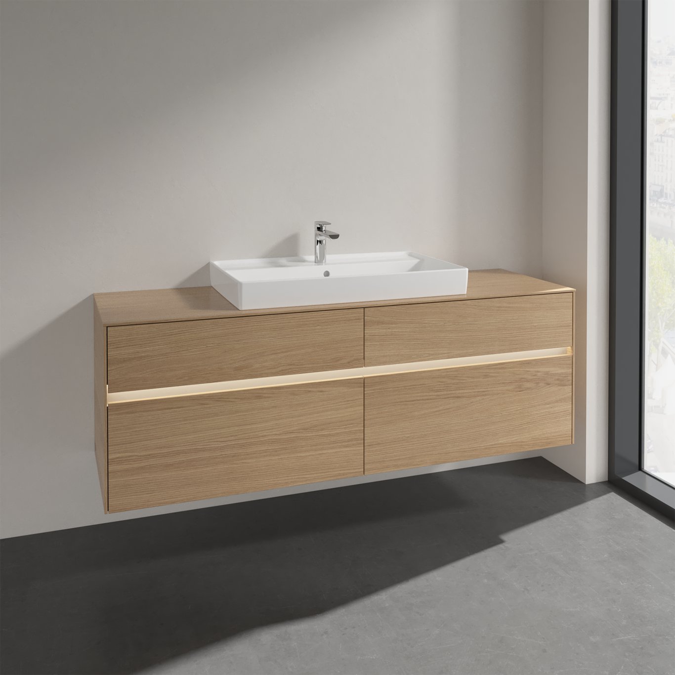 V&B COLLARO SERVANTSKAP 160 M/LYS FOR SERVANT MIDT 80 CM M/4 SKUFFER NORDISK EIK V&B COLLARO SERVANTSKAP 160 M/LYS FOR SERVANT MIDT 80 CM M/4 SKUFFER NORDISK EIK