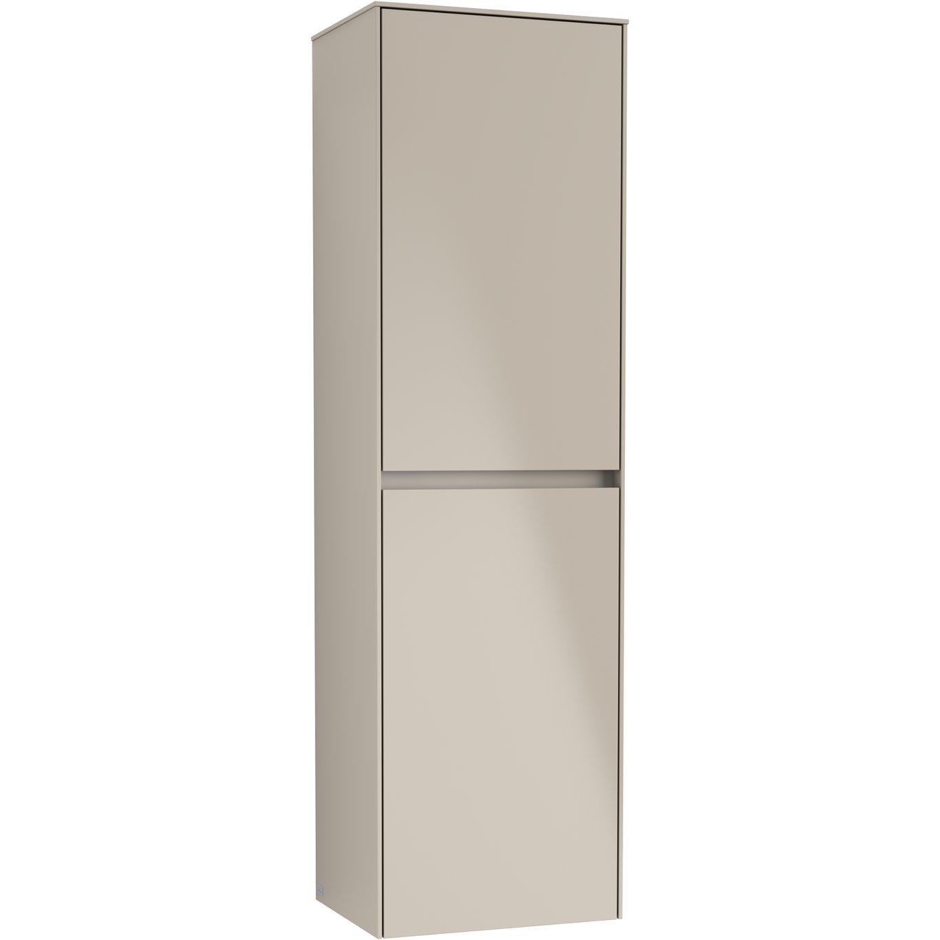 V&B COLLARO HØYSKAP 45 HØYRE M/2 DØRER GRÅ HØYGLANS V&B COLLARO HØYSKAP 45 HØYRE M/2 DØRER GRÅ HØYGLANS