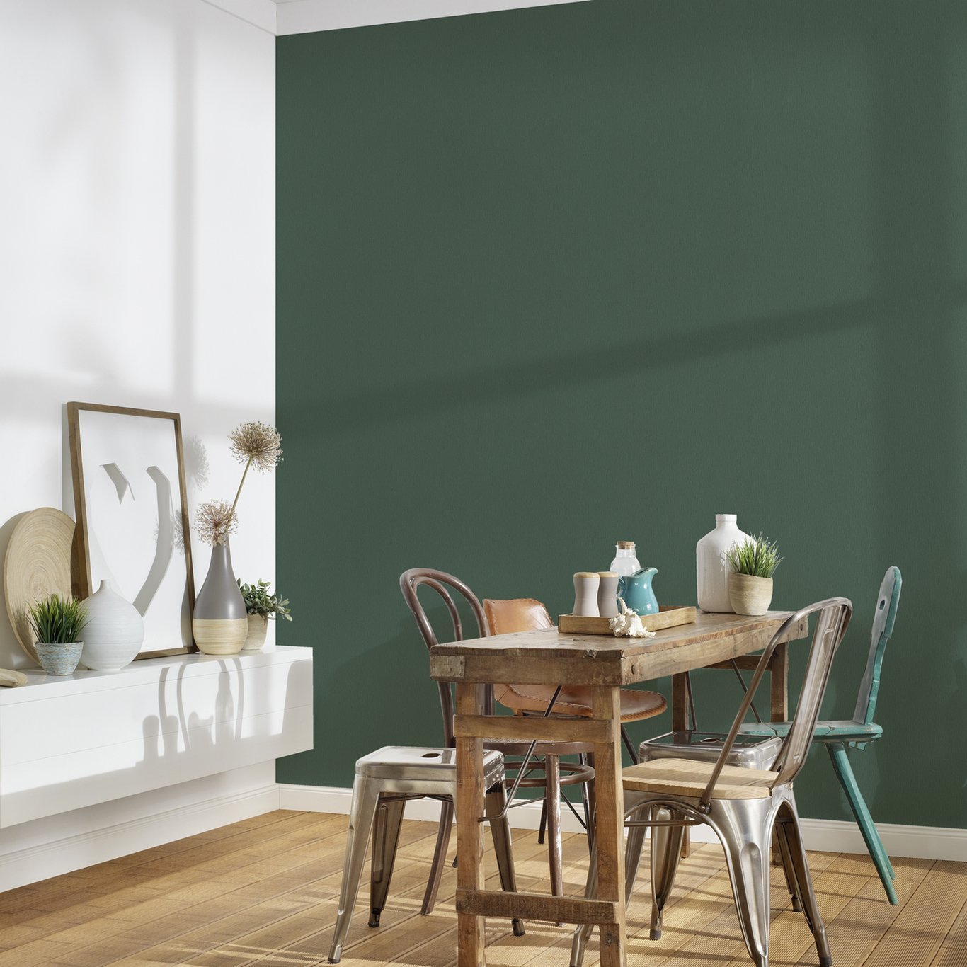 INNOVA TREND TAPET MØRK GRØNN 10,05X0,53 M INNOVA TREND TAPET MØRK GRØNN 10,05X0,53 M