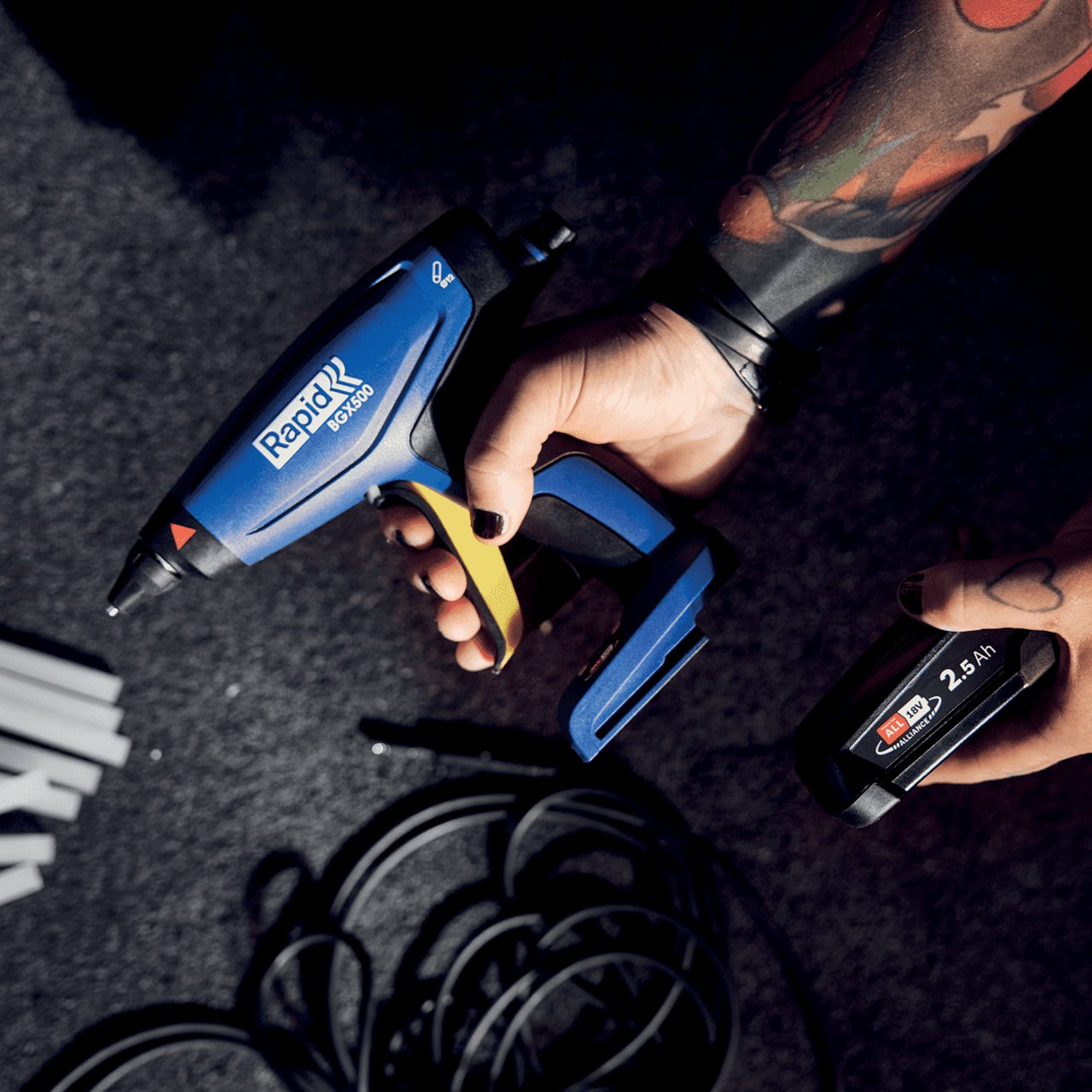 RAPID BATTERIDREVEN LIMPISTOL BGX500 18V SOLO RAPID BATTERIDREVEN LIMPISTOL BGX500 18V SOLO