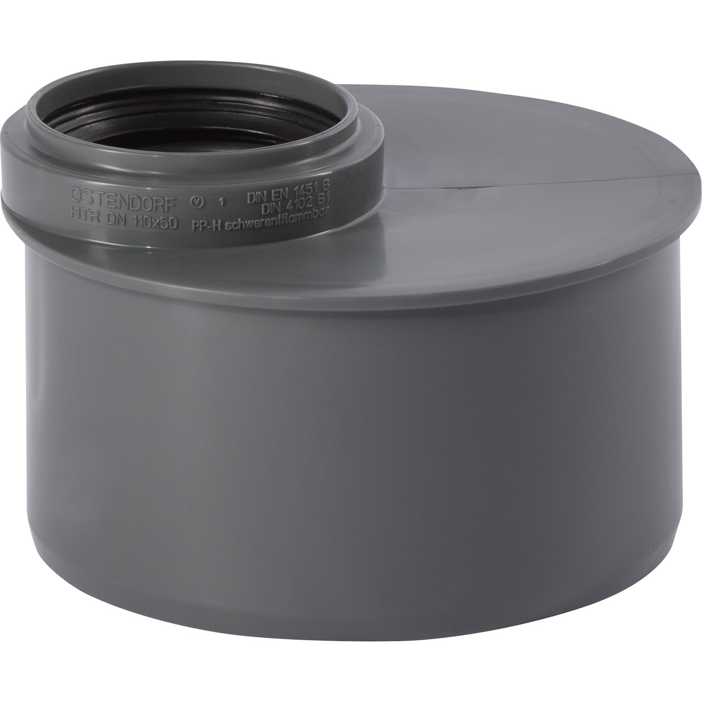 HT SAFE REDUKSJON KORT PP GRÅ 110/50MM HT SAFE REDUKSJON KORT PP GRÅ 110/50MM