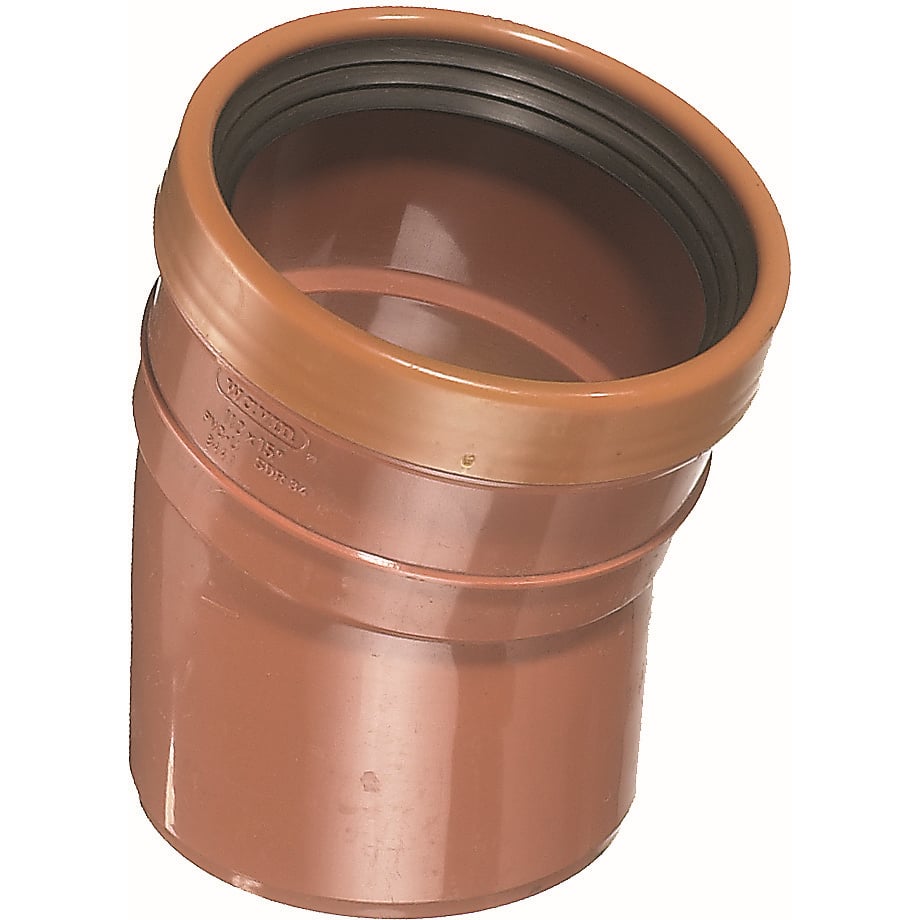 BEND TIL KLOAKKRØR 110MM 15° BEND TIL KLOAKKRØR 110MM 15°