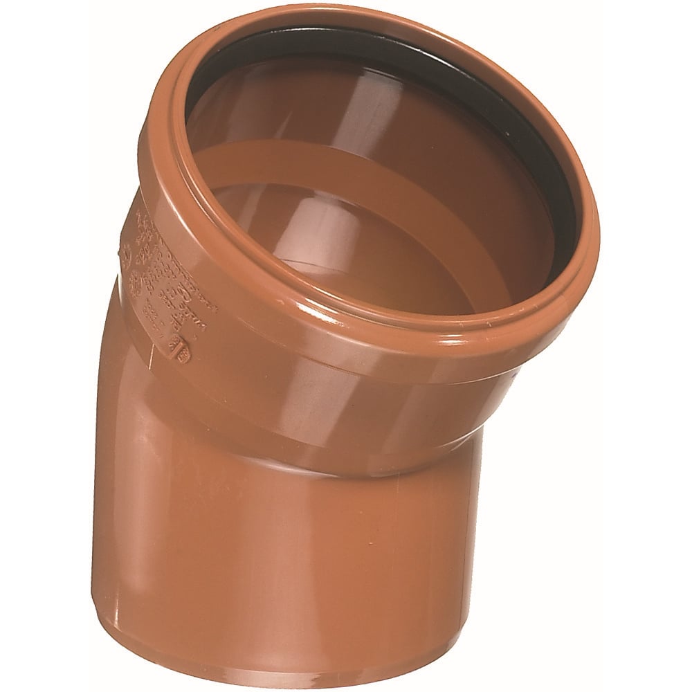 BEND TIL KLOAKKRØR 110MM 30° BEND TIL KLOAKKRØR 110MM 30°