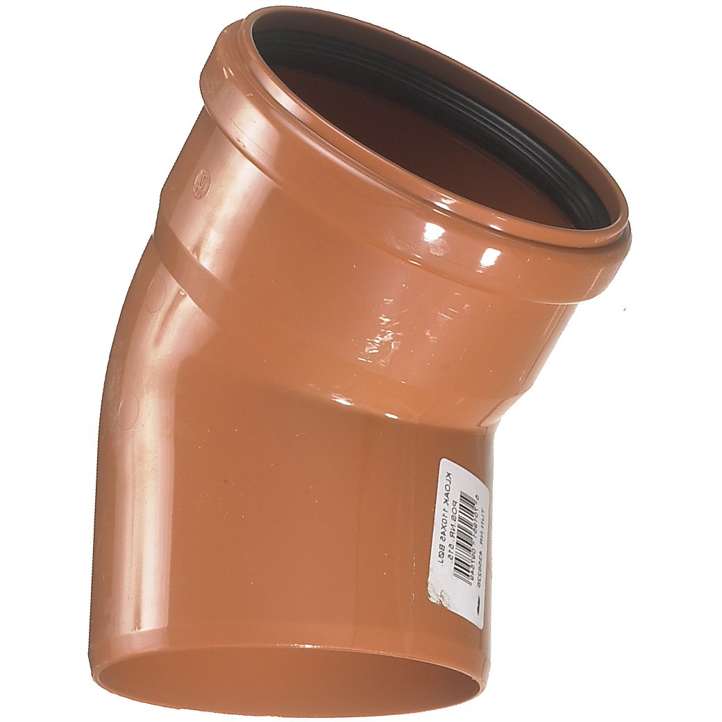 BEND TIL KLOAKKRØR 110MM 45° BEND TIL KLOAKKRØR 110MM 45°