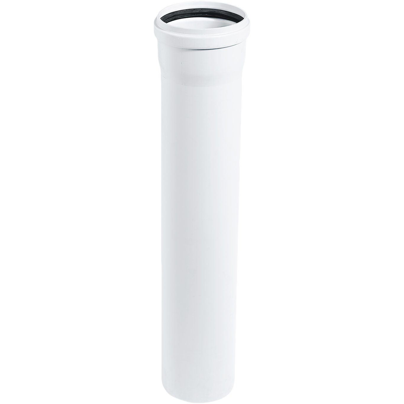 AVLØPSRØR 40MM PP HVIT 0.5M M/MUFFE AVLØPSRØR 40MM PP HVIT 0.5M M/MUFFE