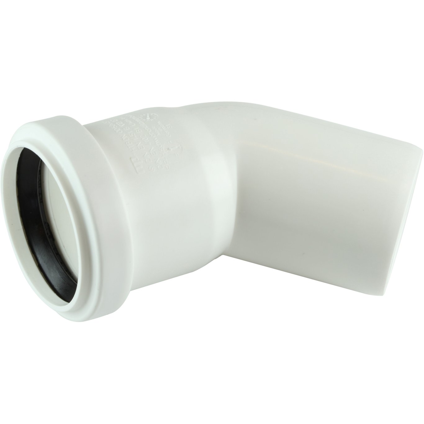 BEND 50MM 45 GRD. PP HVIT BEND 50MM 45 GRD. PP HVIT