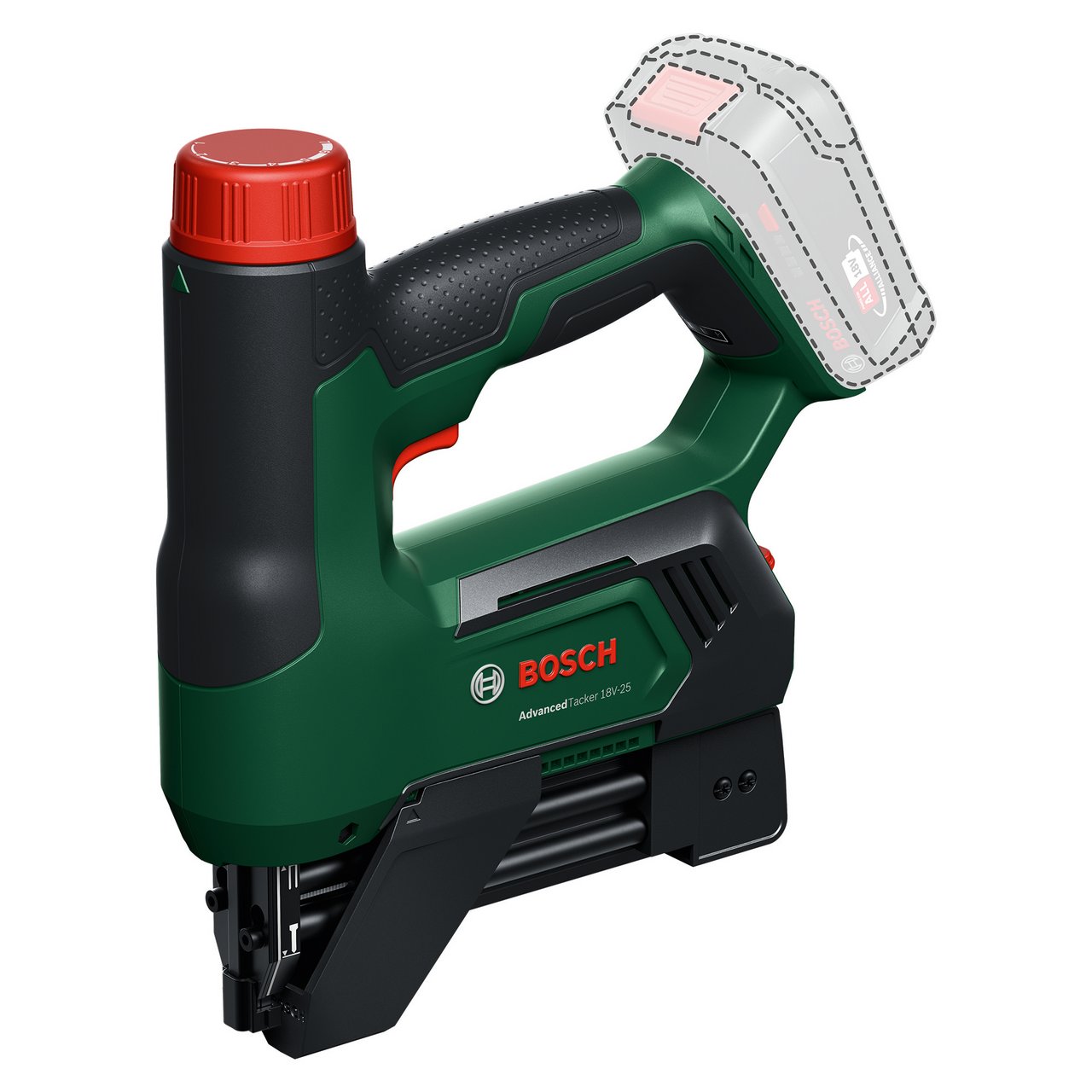 BOSCH STIFTEMASKIN ADV. TACKER 18V-25 SOLO