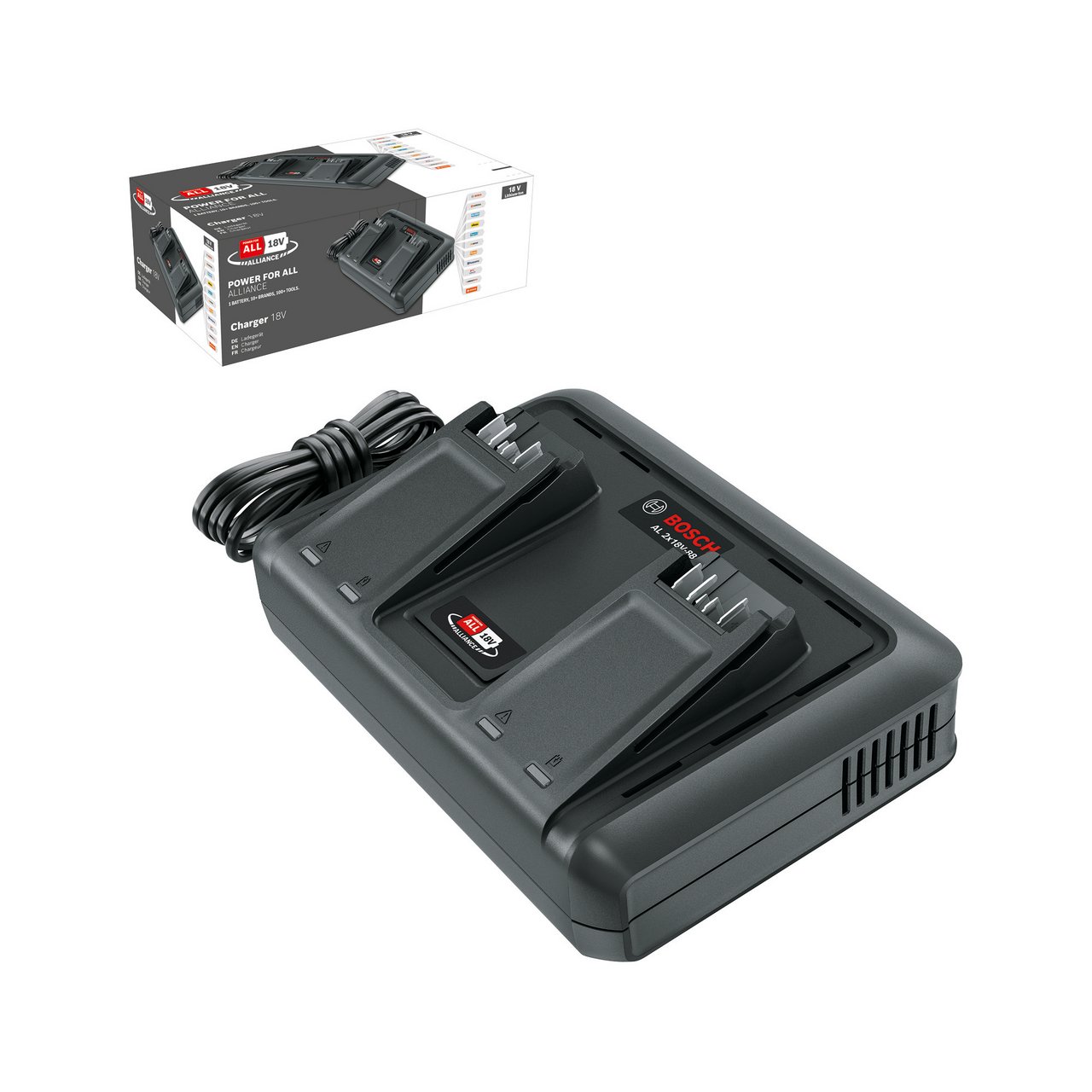 BOSCH BATTERILADER AL 2X18V-88 BOSCH BATTERILADER AL 2X18V-88
