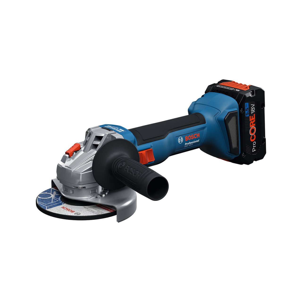 BOSCH VINKELSLIPER GWS 18V-8 125MM 1X4AH CASE BOSCH VINKELSLIPER GWS 18V-8 125MM 1X4AH CASE