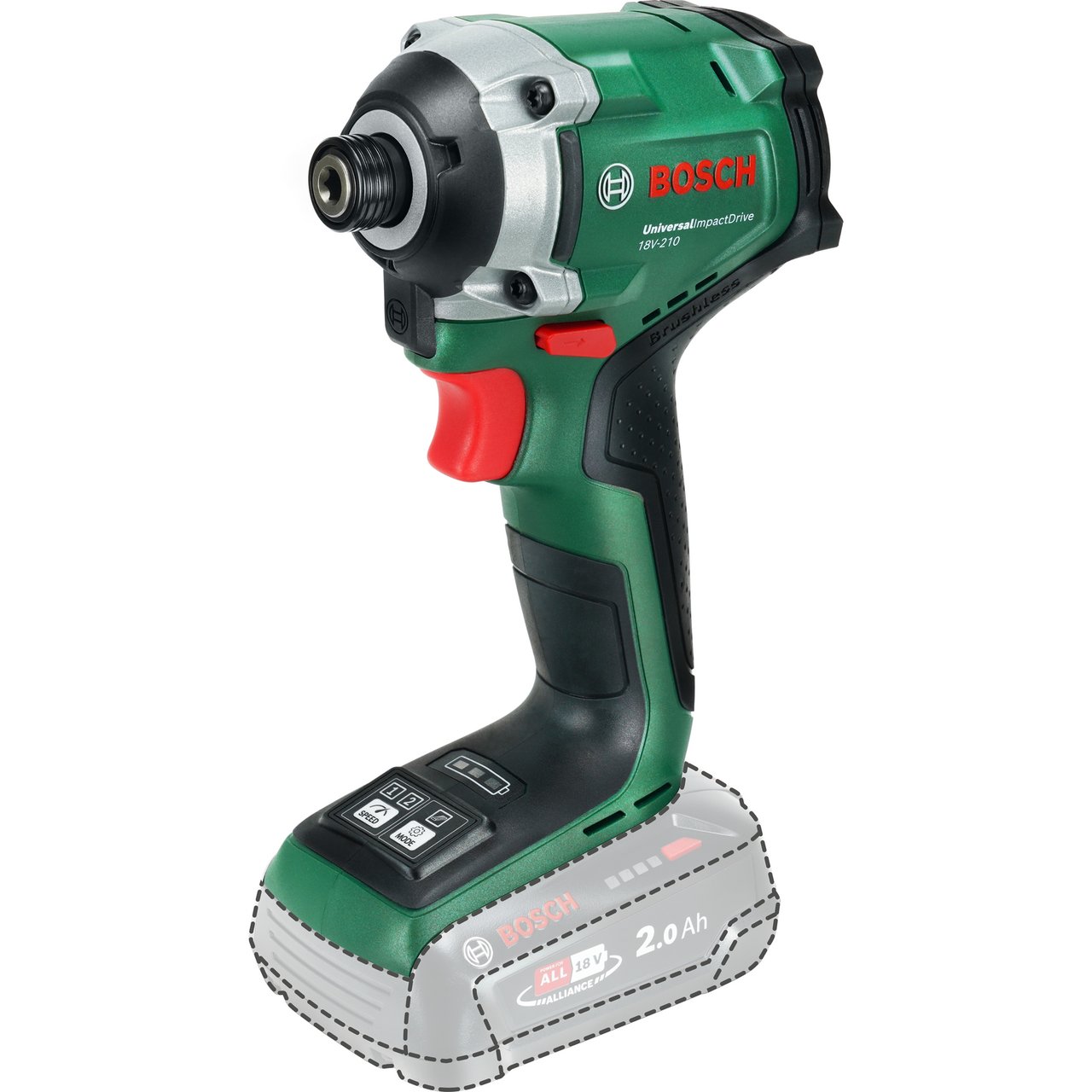 BOSCH SLAGSKRUTREKKER UID 18V-210 SOLO