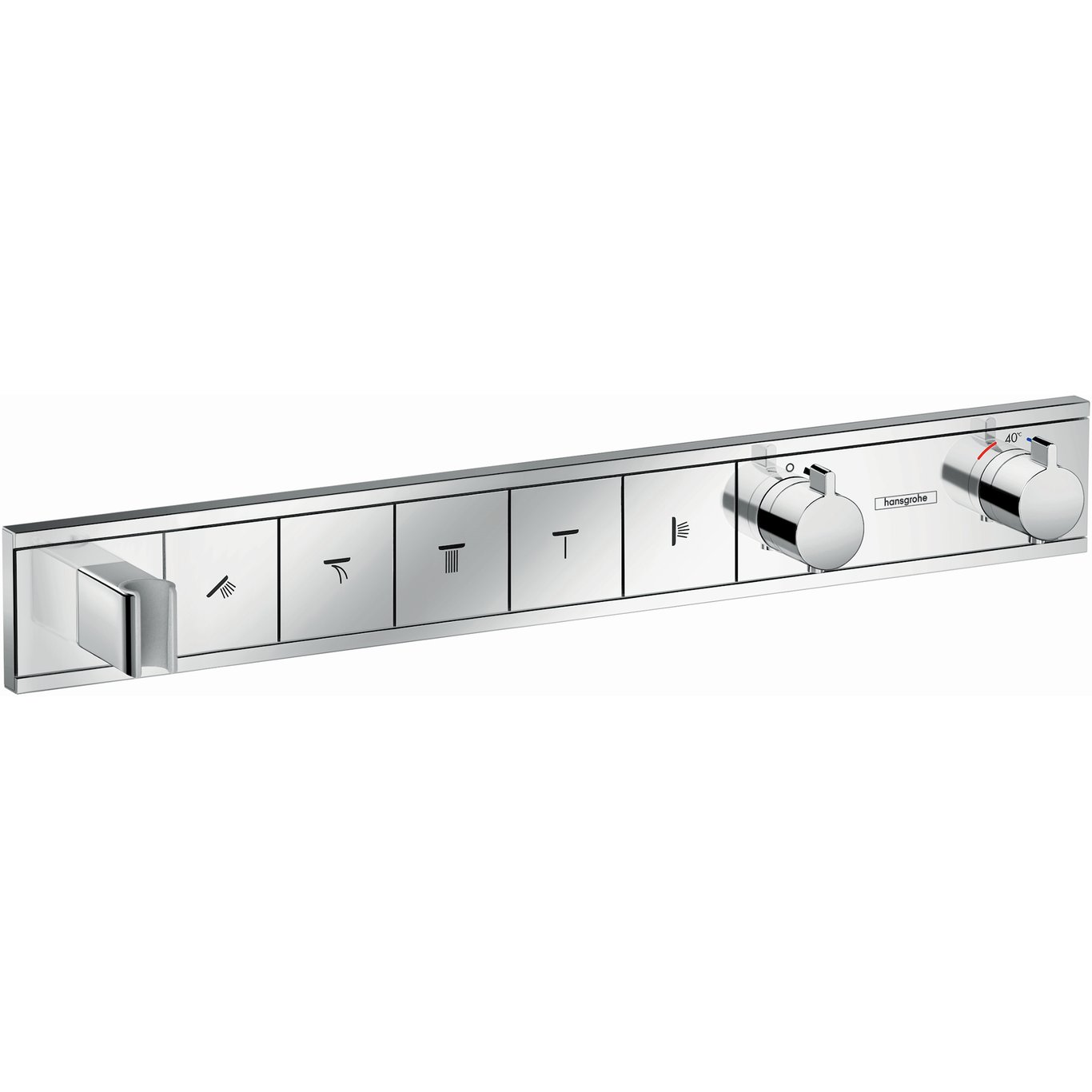 HANSGROHE RAINSELECT DUSJTERMOSTAT TIL INNBYGGING 5 UTTAK KROM HANSGROHE RAINSELECT DUSJTERMOSTAT TIL INNBYGGING 5 UTTAK KROM