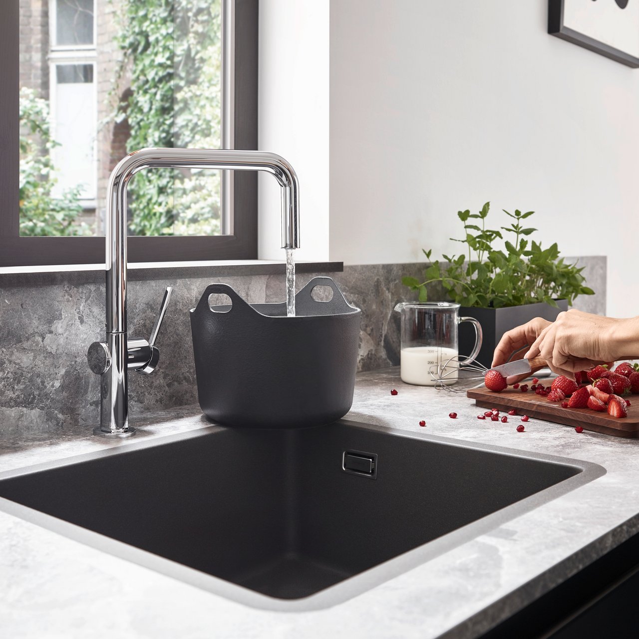 HANSGROHE TALIS M54 KJØKKENARMATUR 210 KROM