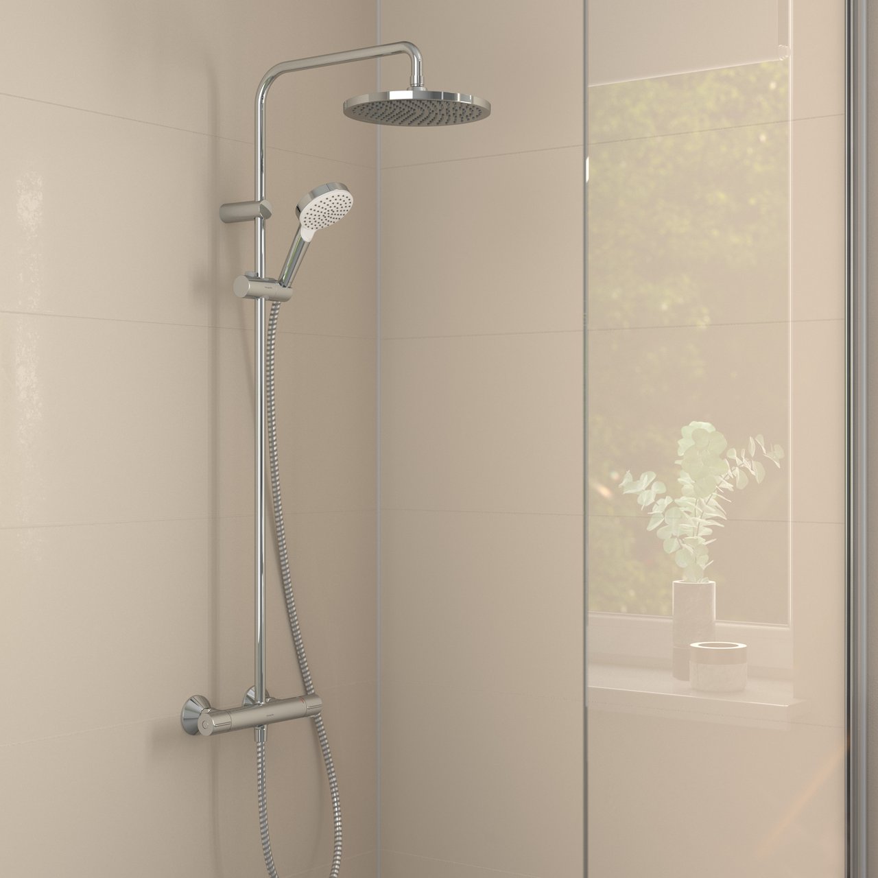 HANSGROHE MOVENTA 240 1JET DUSJSETT KROM