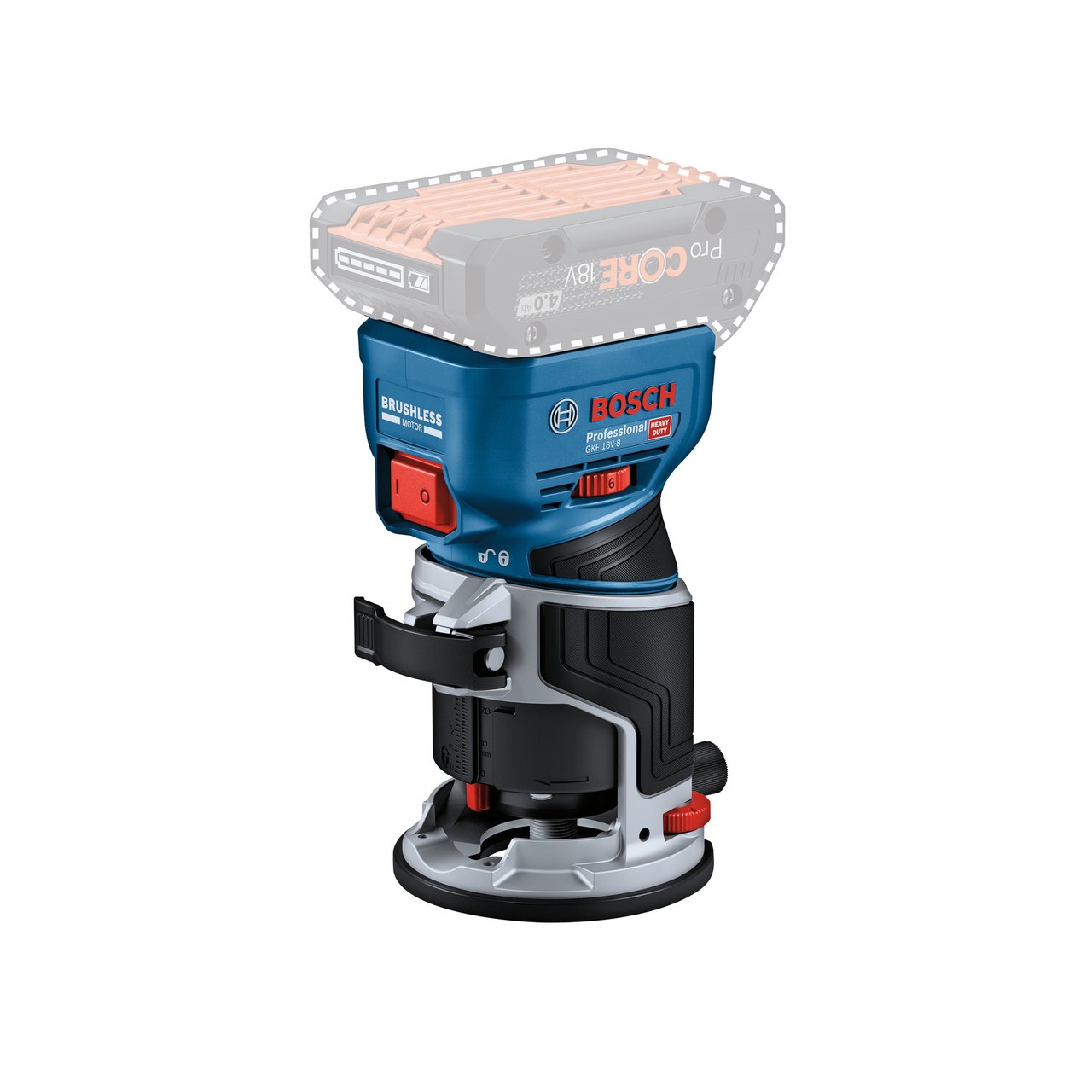 BOSCH KANTFRESER GKF 18V-8 BOSCH KANTFRESER GKF 18V-8