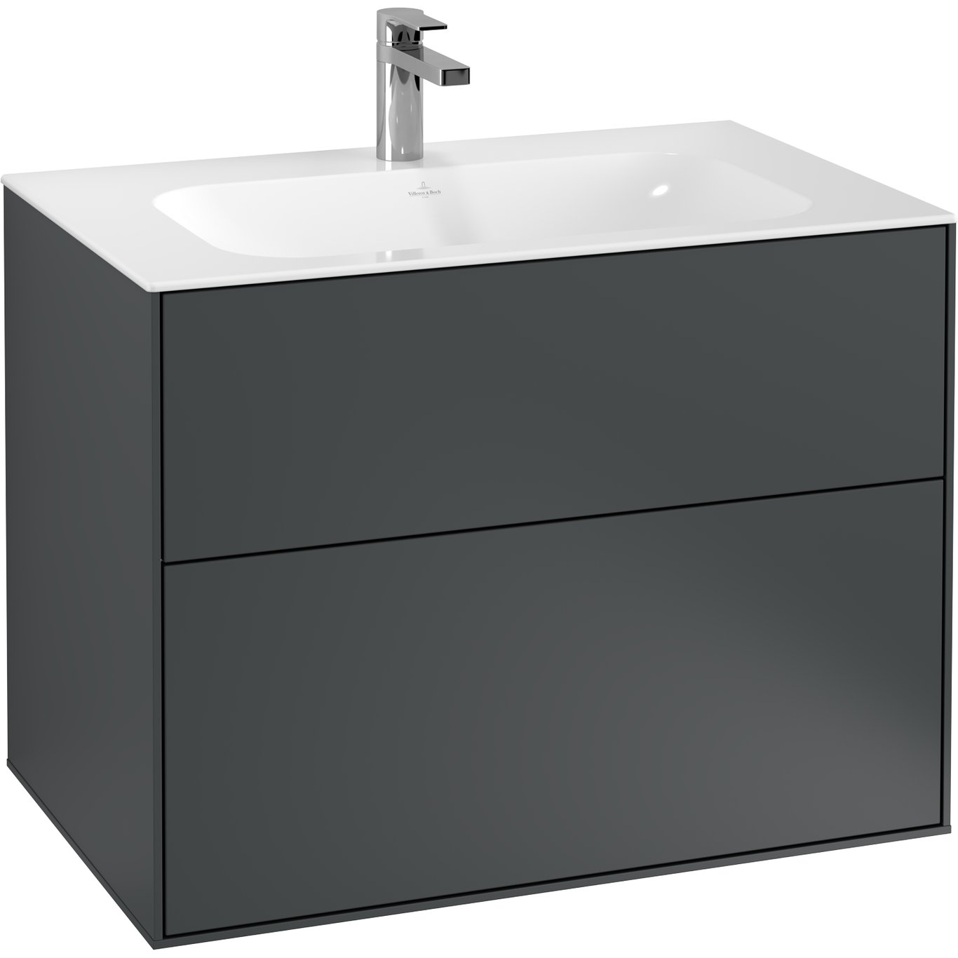 VILLEROY & BOCH FINION SERVANTSKAP 80 MIDNATTSBLÅ MATT LAKK