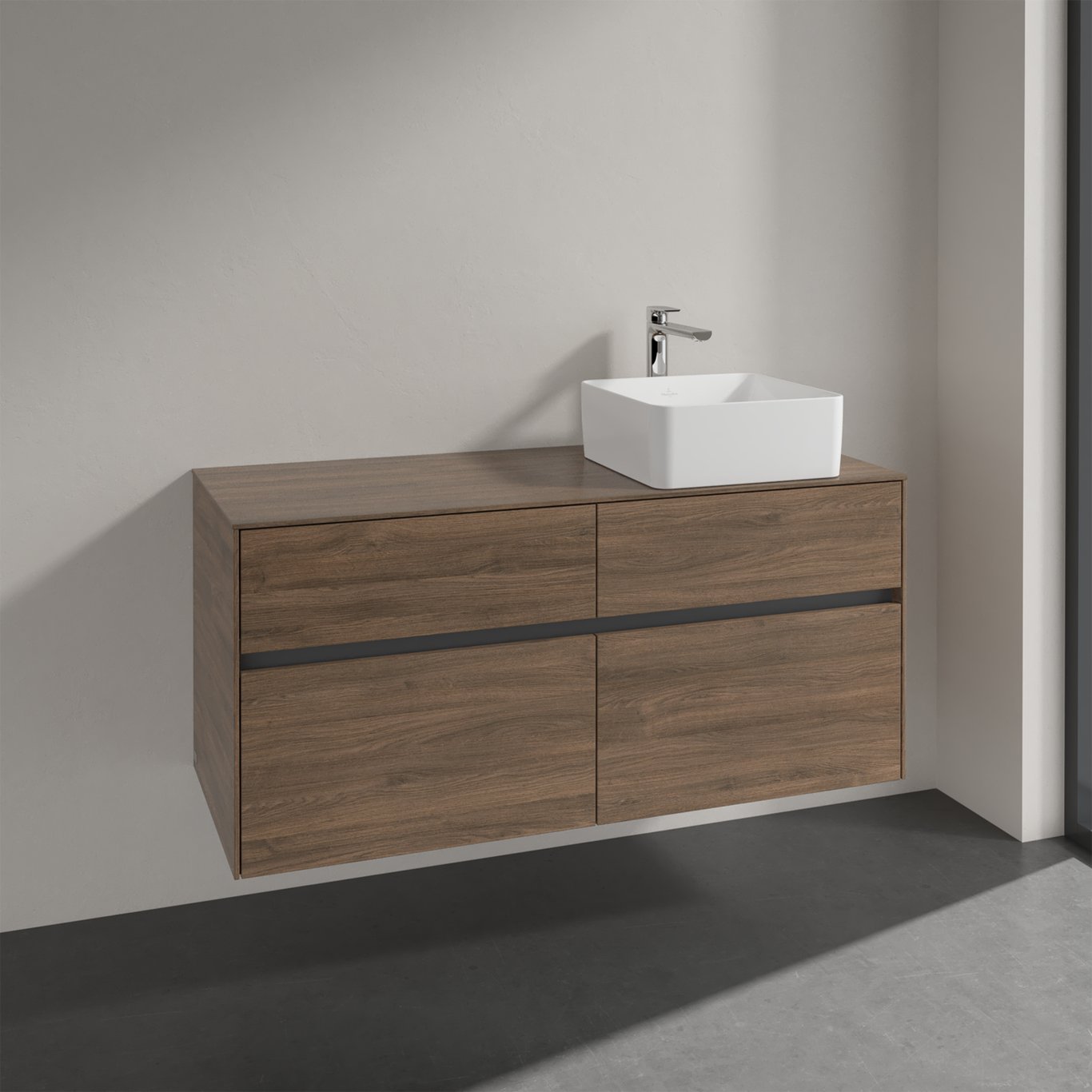 V&B COLLARO SERVANTSKAP 120 FOR SERVANT HØYRE M/4 SKUFFER ARIZONA EIK V&B COLLARO SERVANTSKAP 120 FOR SERVANT HØYRE M/4 SKUFFER ARIZONA EIK