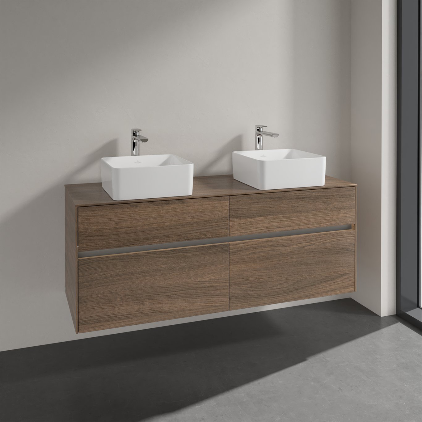 V&B COLLARO SERVANTSKAP 140 M/LYS FOR 2 SERVANTER M/4 SKUFFER ARIZONA EIK