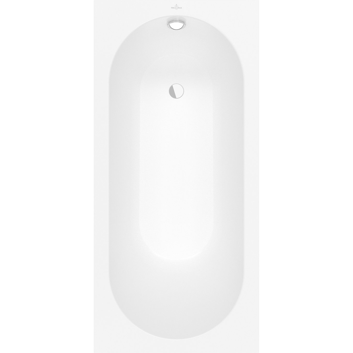 V&B OBERON BADEKAR 160X75 FOR INNBYGGING STONE WHITE V&B OBERON BADEKAR 160X75 FOR INNBYGGING STONE WHITE