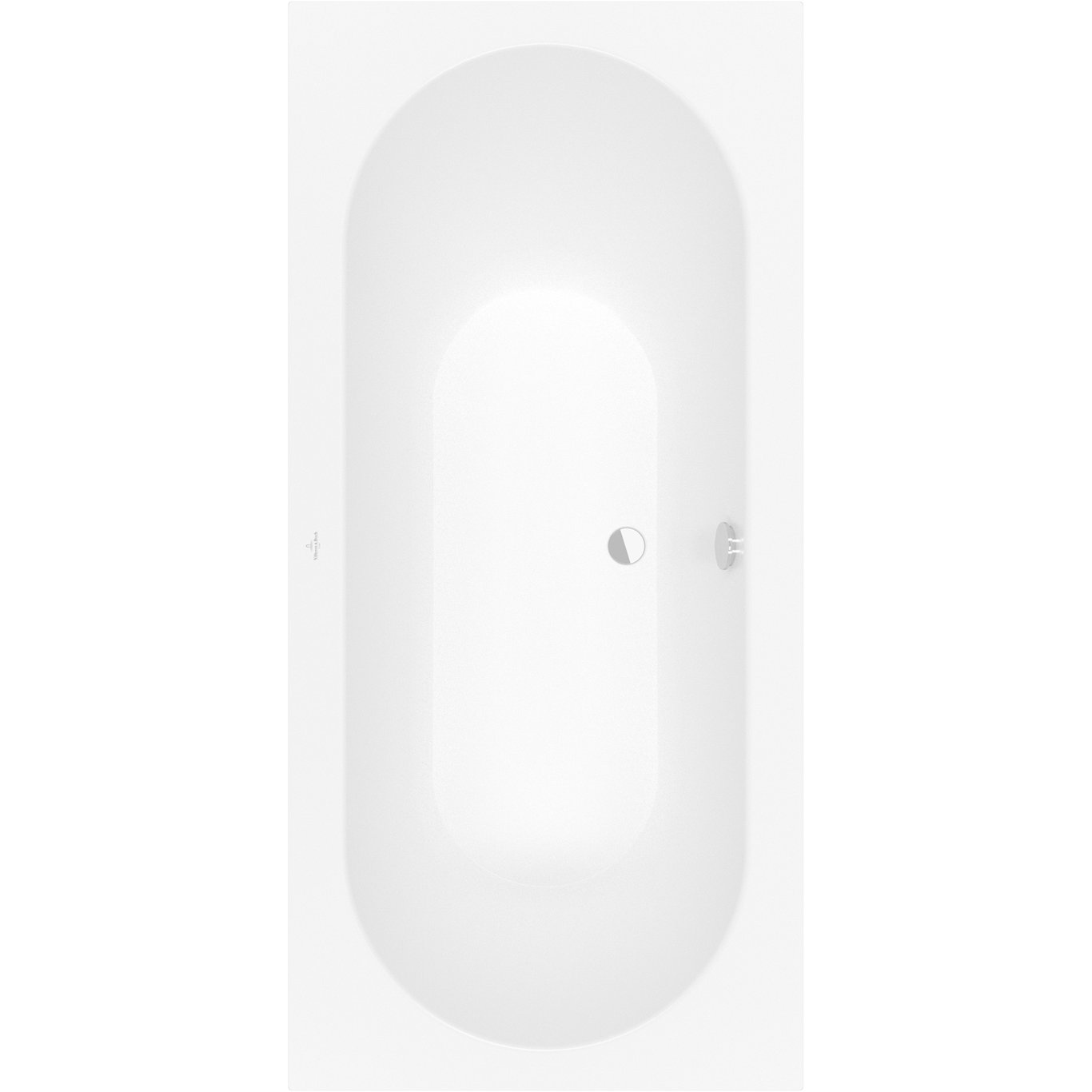 V&B OBERON BADEKAR 190X90 FOR INNBYGGING STONE WHITE V&B OBERON BADEKAR 190X90 FOR INNBYGGING STONE WHITE