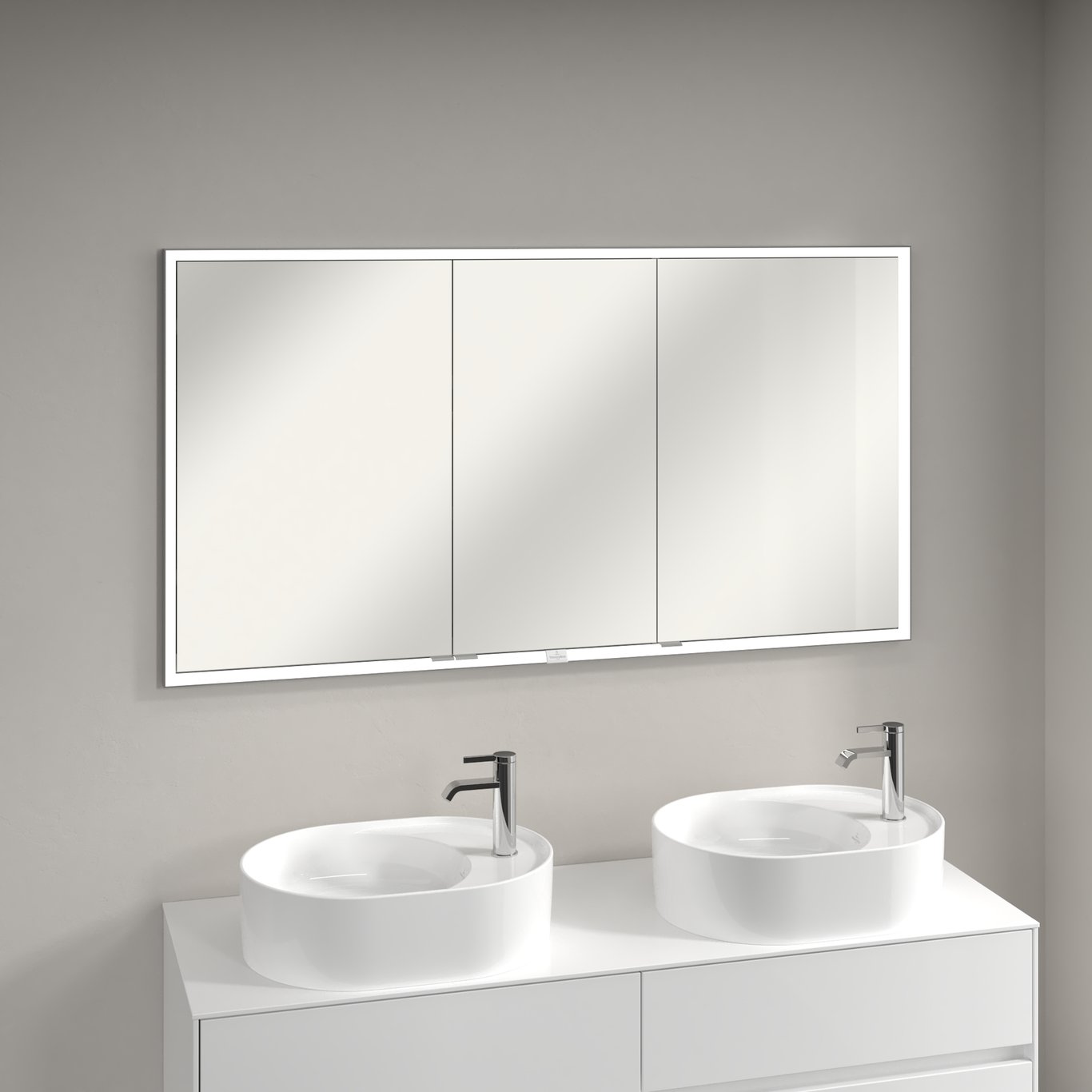 V&B MY VIEW NOW SPEILSKAP INNBYGGING 140X75 M/ LYS V&B MY VIEW NOW SPEILSKAP INNBYGGING 140X75 M/ LYS