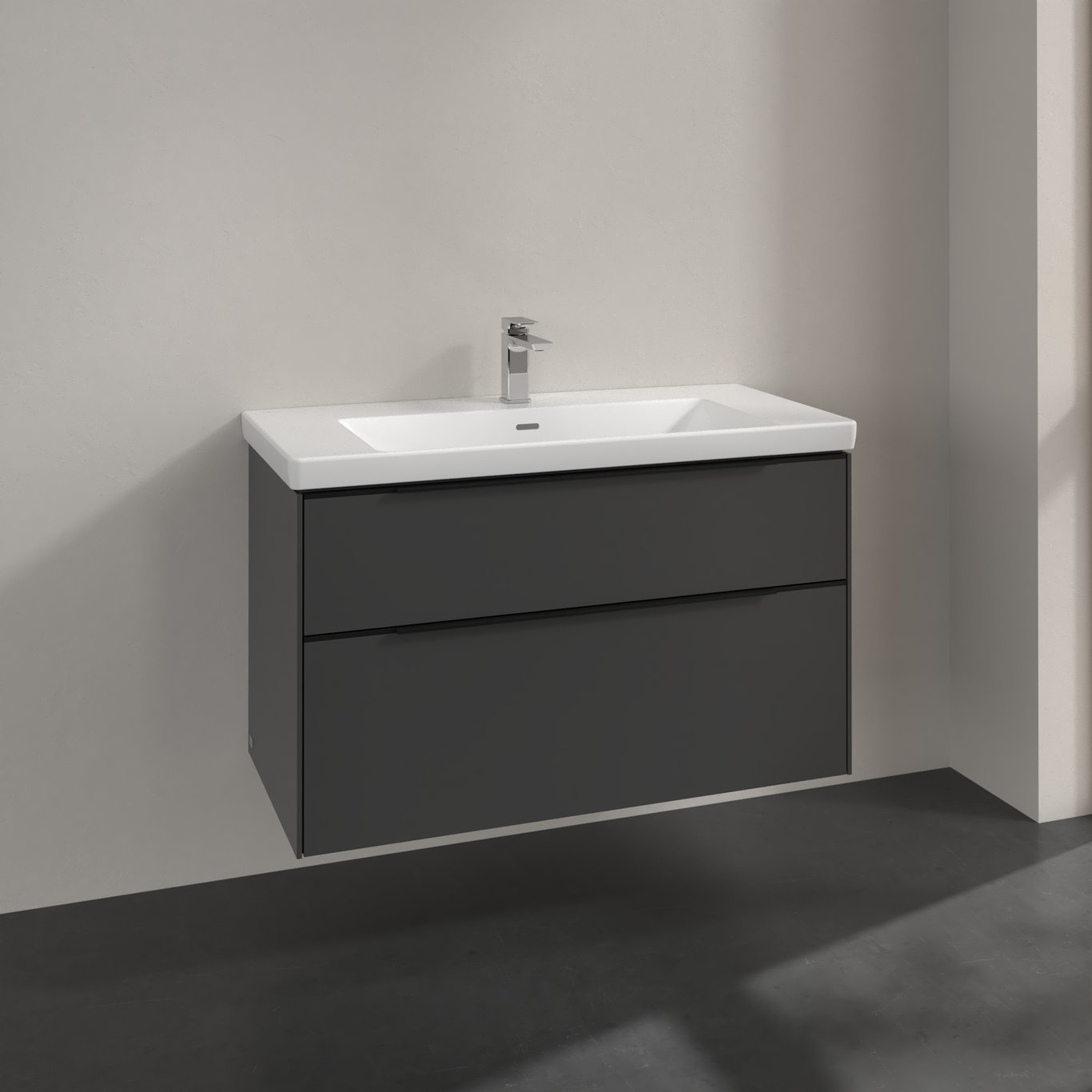 V&B SUBWAY 3.0 SERVANTSKAP 97X57 BLACK GRAPHITE HÅNDTAK I VOLCANO V&B SUBWAY 3.0 SERVANTSKAP 97X57 BLACK GRAPHITE HÅNDTAK I VOLCANO