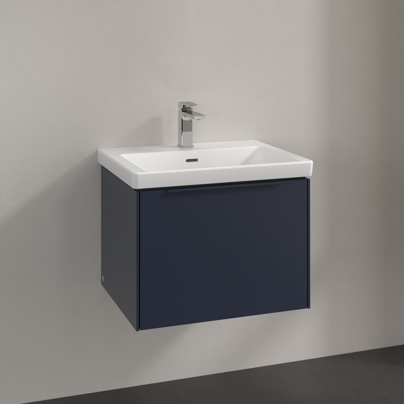 V&B SUBWAY 3.0 SERVANTSKAP 57X42 MARINE BLUE HÅNDTAK I MØBELETS FARGE
