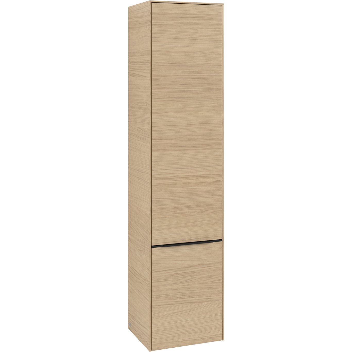 V&B SUBWAY 3.0 HØYSKAP 40X171 VENSTRE 2 DØRER NORDIC OAK HÅNDTAK I VOLCANO BLACK V&B SUBWAY 3.0 HØYSKAP 40X171 VENSTRE 2 DØRER NORDIC OAK HÅNDTAK I VOLCANO BLACK