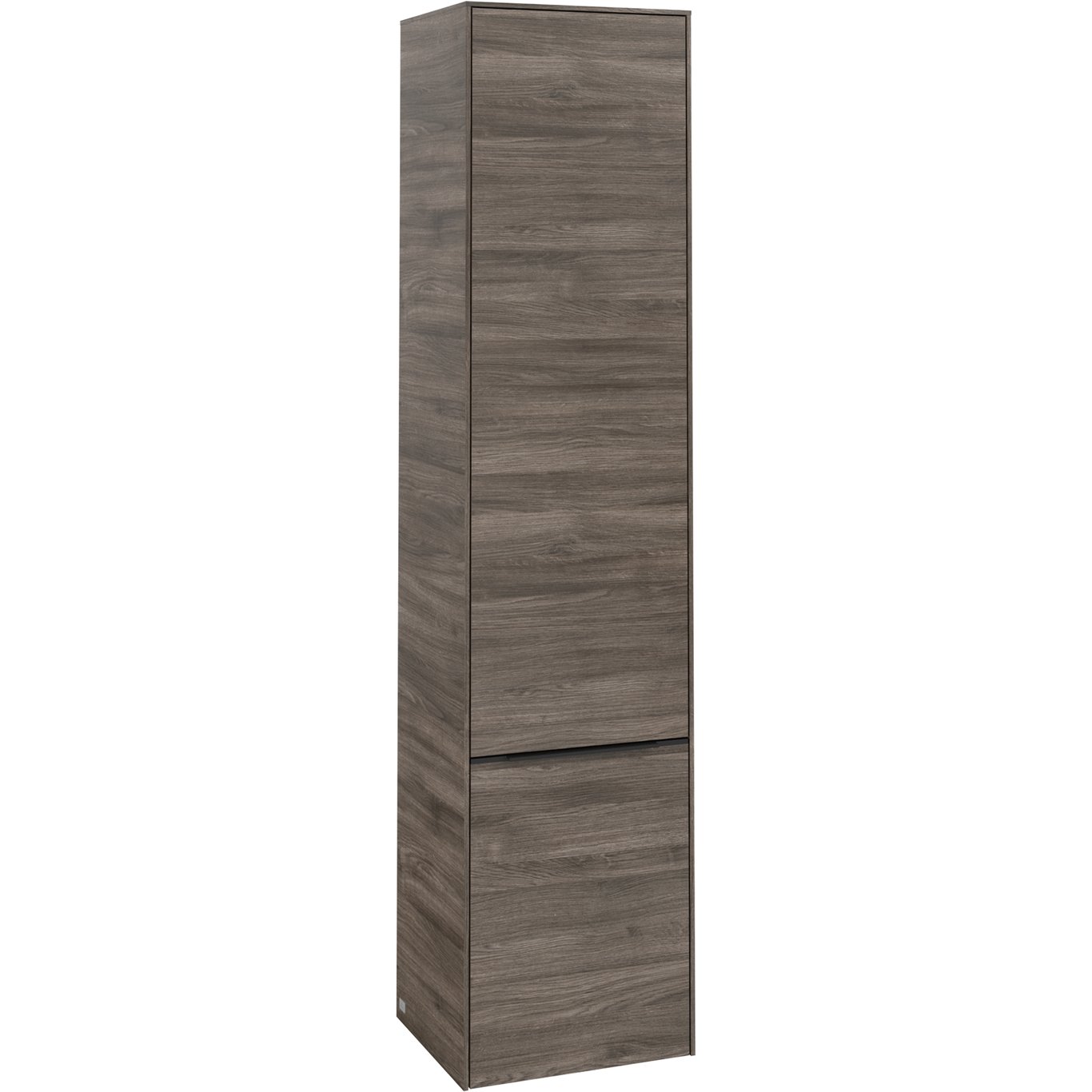 V&B SUBWAY 3.0 HØYSKAP 40X171 VENSTRE 2 DØRER STONE OAK HÅNDTAK I VOLCANO BLACK V&B SUBWAY 3.0 HØYSKAP 40X171 VENSTRE 2 DØRER STONE OAK HÅNDTAK I VOLCANO BLACK