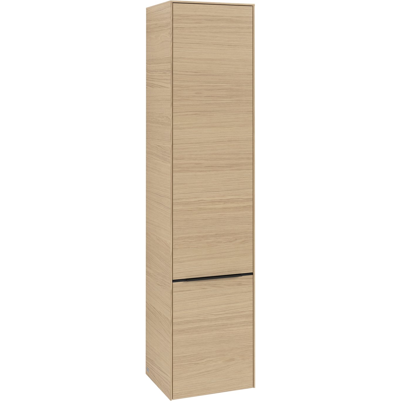 V&B SUBWAY 3.0 HØYSKAP 40X171 HØYRE 2 DØRER NORDIC OAK HÅNDTAK I VOLCANO BLACK V&B SUBWAY 3.0 HØYSKAP 40X171 HØYRE 2 DØRER NORDIC OAK HÅNDTAK I VOLCANO BLACK