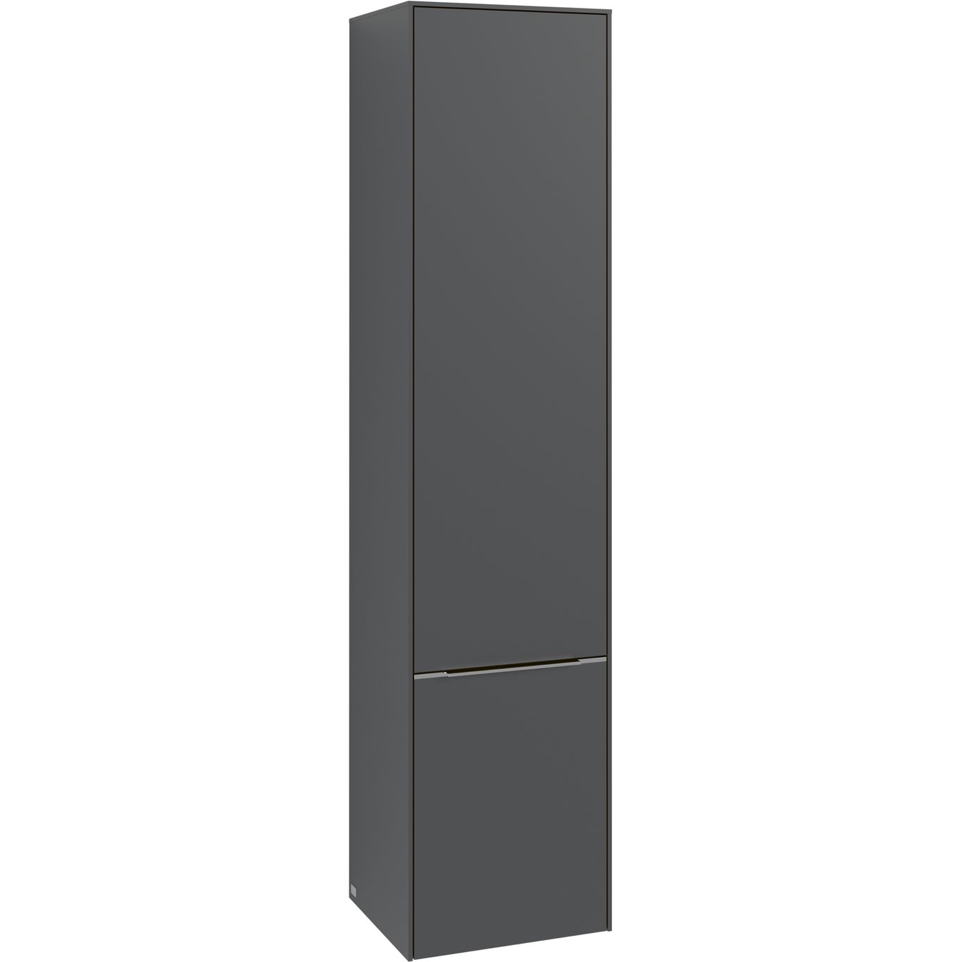 V&B SUBWAY 3.0 HØYSKAP 40X171 HØYRE 2 DØRER GRAPHITE HÅNDTAK I MØBELETS FARGE V&B SUBWAY 3.0 HØYSKAP 40X171 HØYRE 2 DØRER GRAPHITE HÅNDTAK I MØBELETS FARGE