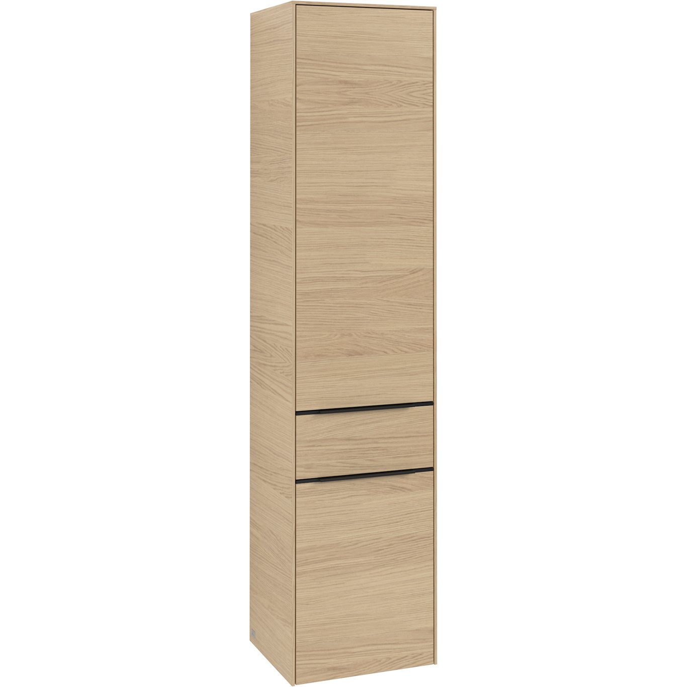 V&B SUBWAY 3.0 HØYSKAP 40X171 VENSTRE 2 DØRER & SKUFF NORDIC OAK HÅNDTAK I VOLCANO BLACK V&B SUBWAY 3.0 HØYSKAP 40X171 VENSTRE 2 DØRER & SKUFF NORDIC OAK HÅNDTAK I VOLCANO BLACK