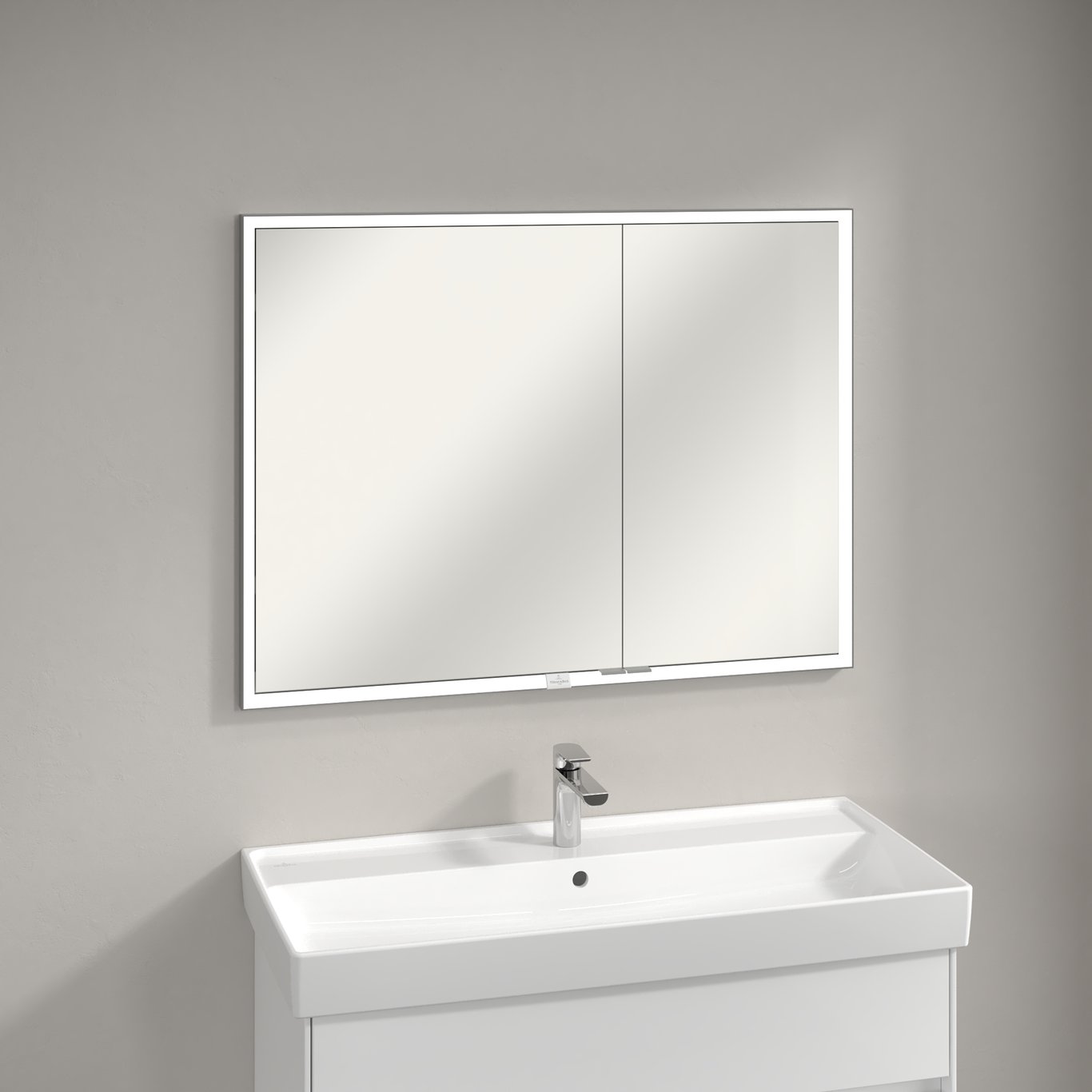 V&B MY VIEW NOW SPEILSKAP INNBYGGING 100X75 M/ SENSOR & LYS V&B MY VIEW NOW SPEILSKAP INNBYGGING 100X75 M/ SENSOR & LYS