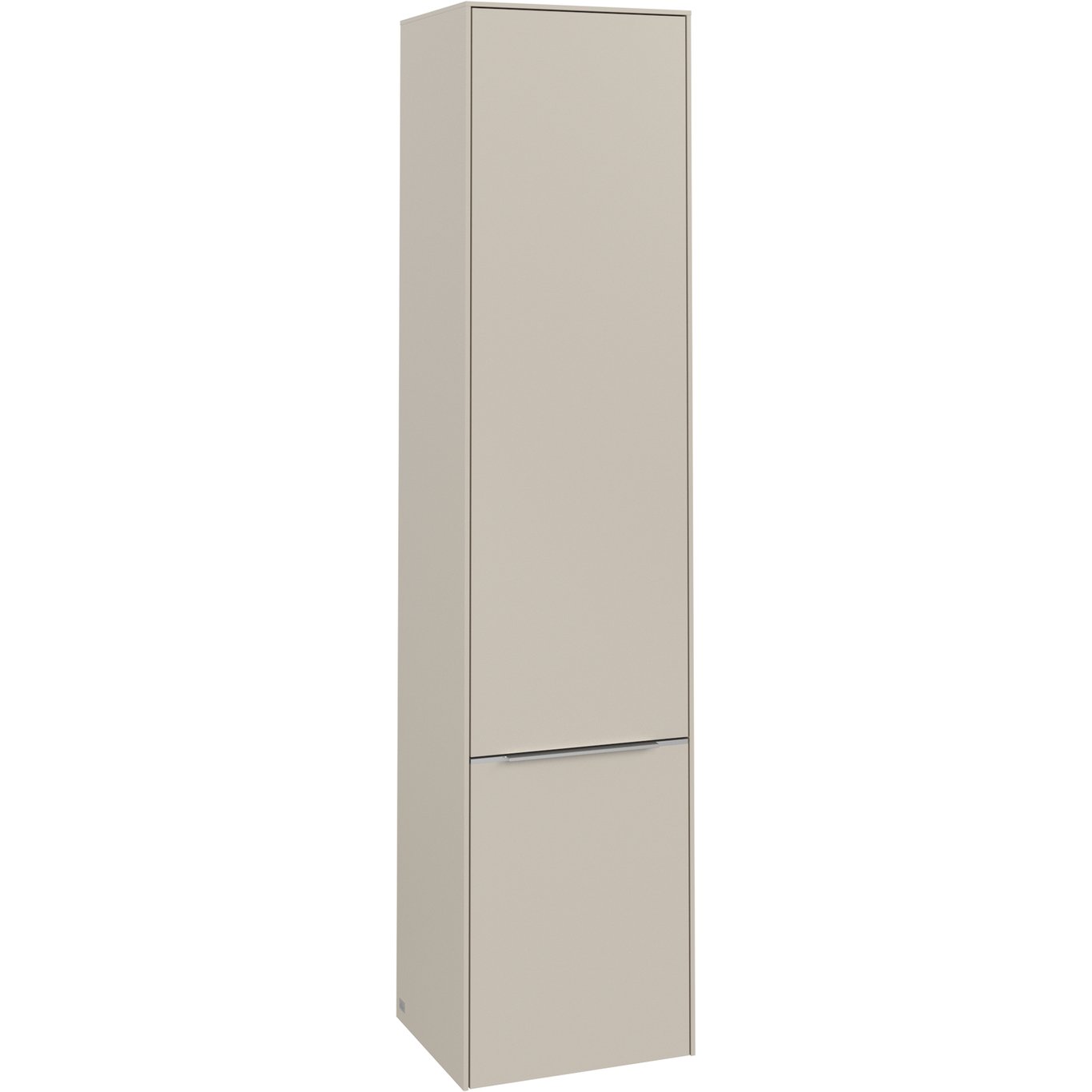 V&B SUBWAY 3.0 HØYSKAP 40X171 VENSTRE 2 DØRER CASHMERE GREY HÅNDTAK I KROM
